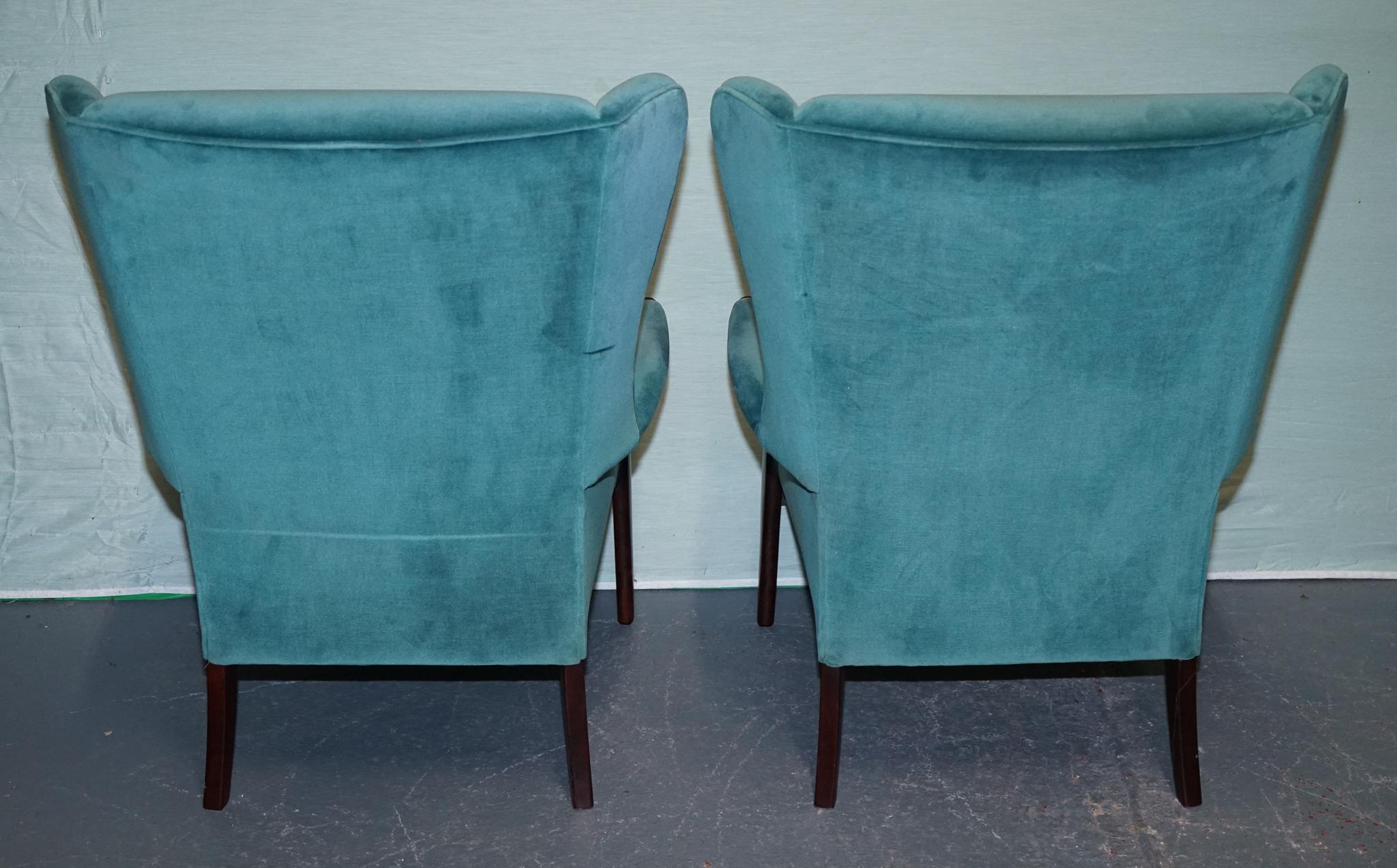 Paire d'armoires en toile bleue PARER KNOLL FROXFIELD du milieu du siècle dernier en vente 2