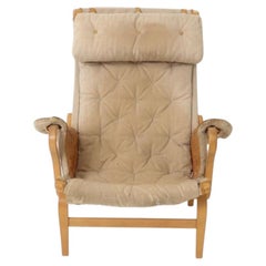 Mid Century Vintage Pernilla 69 Lounge chair by Bruno Mathsson Sweden