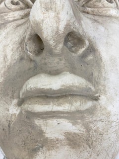 Mid-century vintage plaster figural wall sculpture