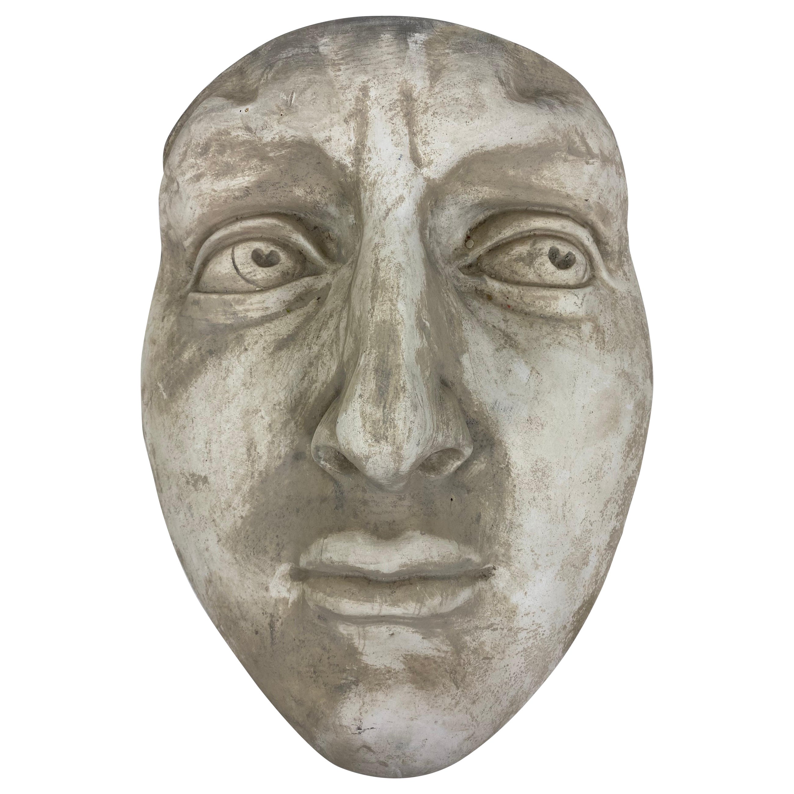 Vintage-Wandskulptur aus Gips mit Figuren aus der Mitte des Jahrhunderts