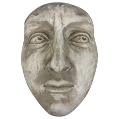 Vintage-Wandskulptur aus Gips mit Figuren aus der Mitte des Jahrhunderts