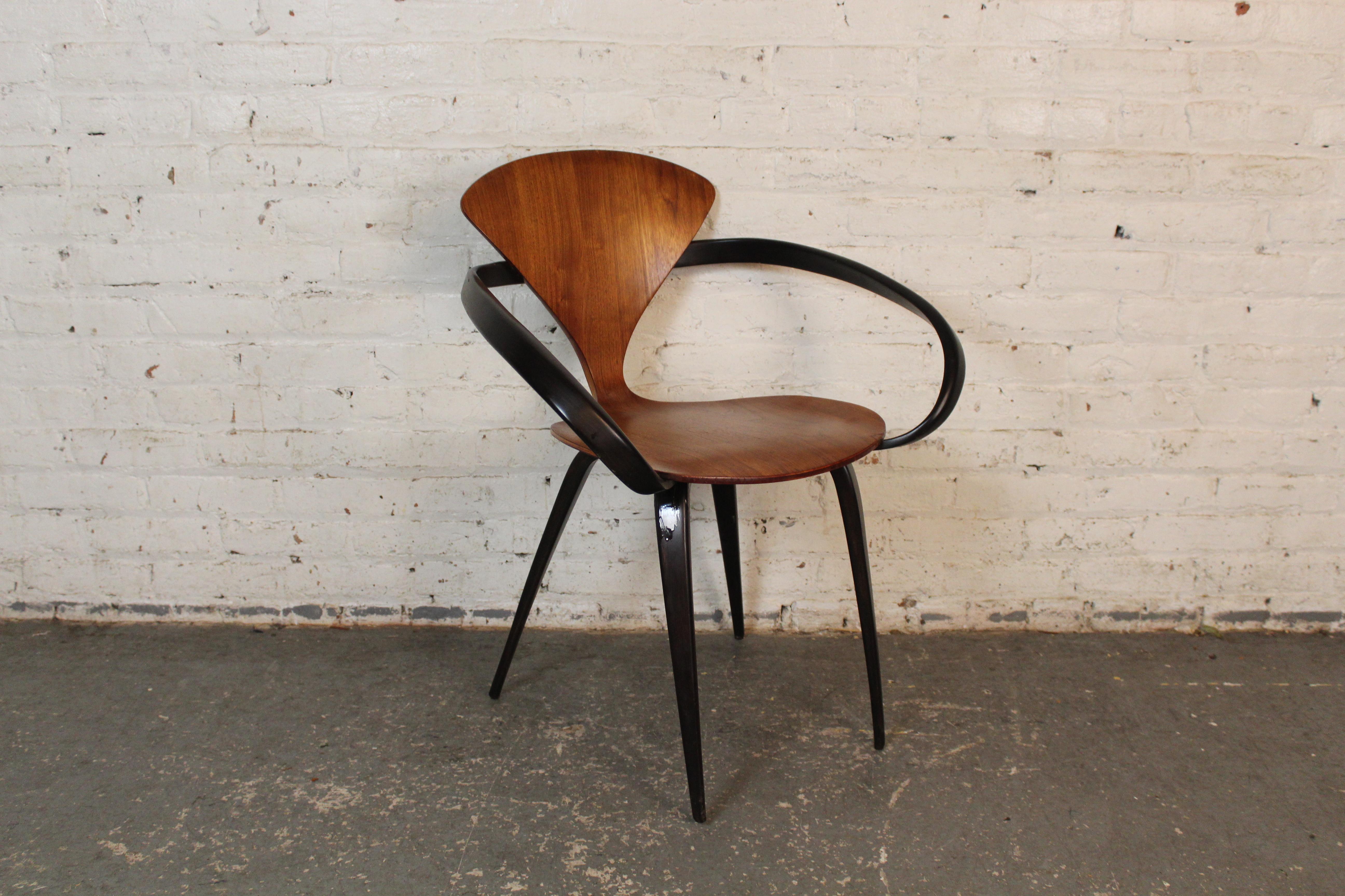 Sedia Pretzel vintage di metà secolo di Norman Cherner in vendita 3
