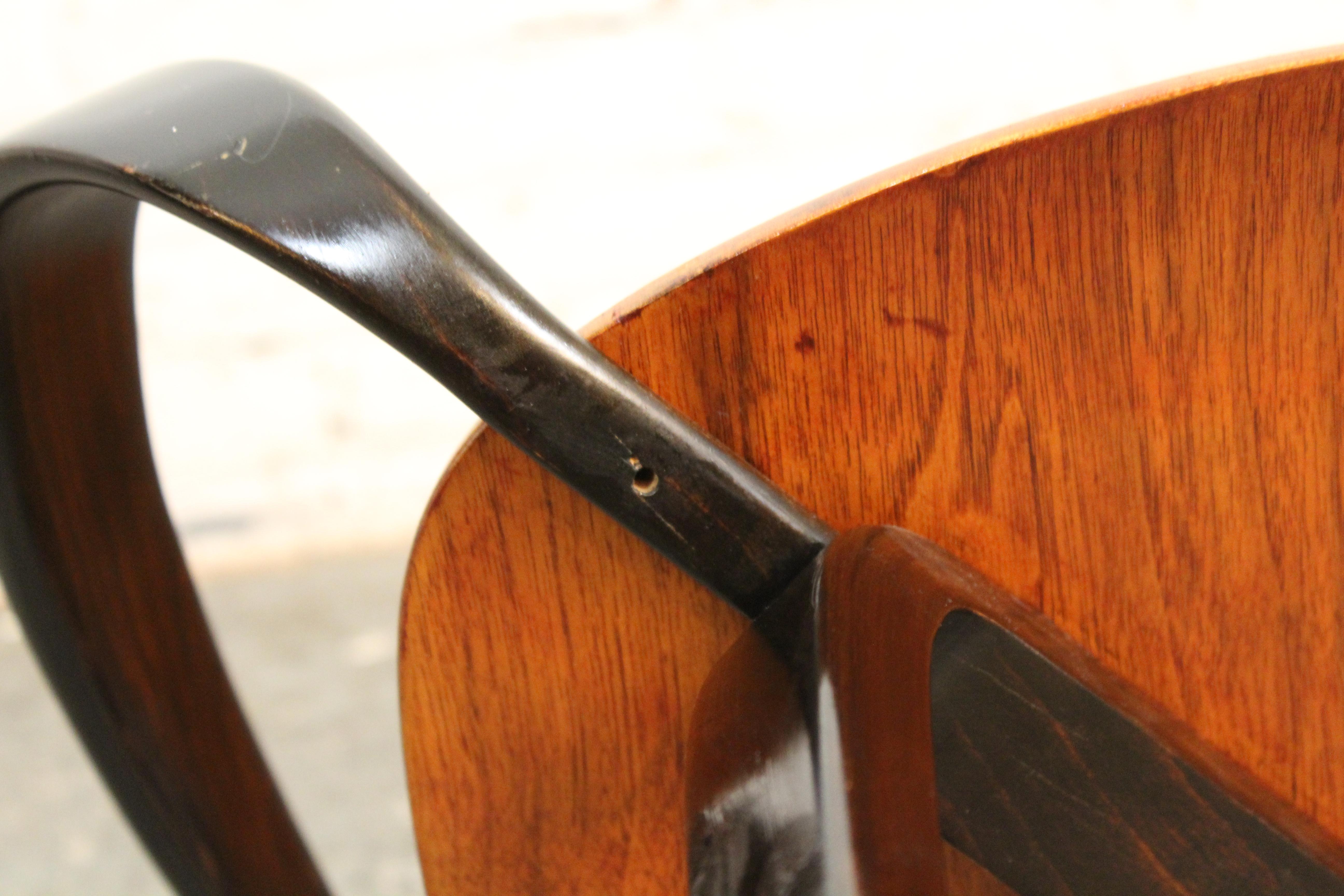 Sedia Pretzel vintage di metà secolo di Norman Cherner in vendita 8
