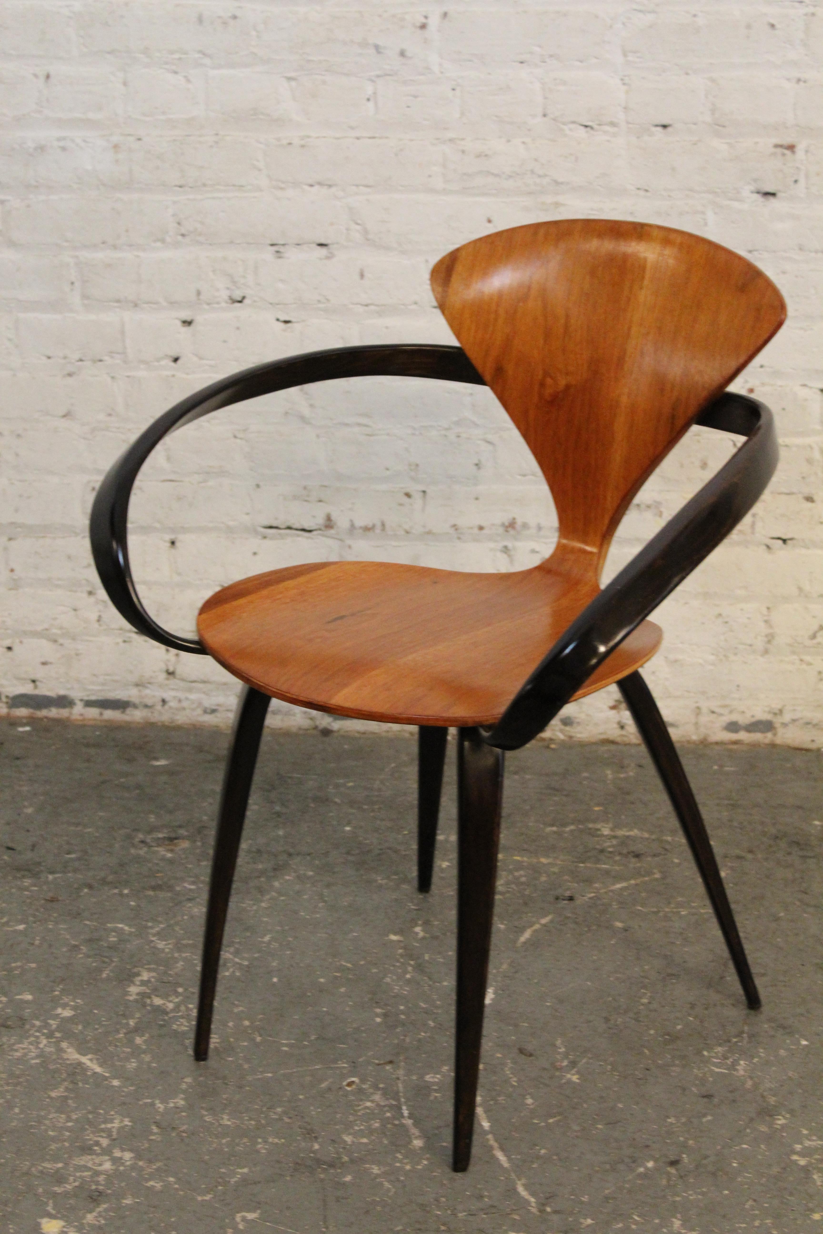 Sedia Pretzel vintage di metà secolo di Norman Cherner in vendita 9