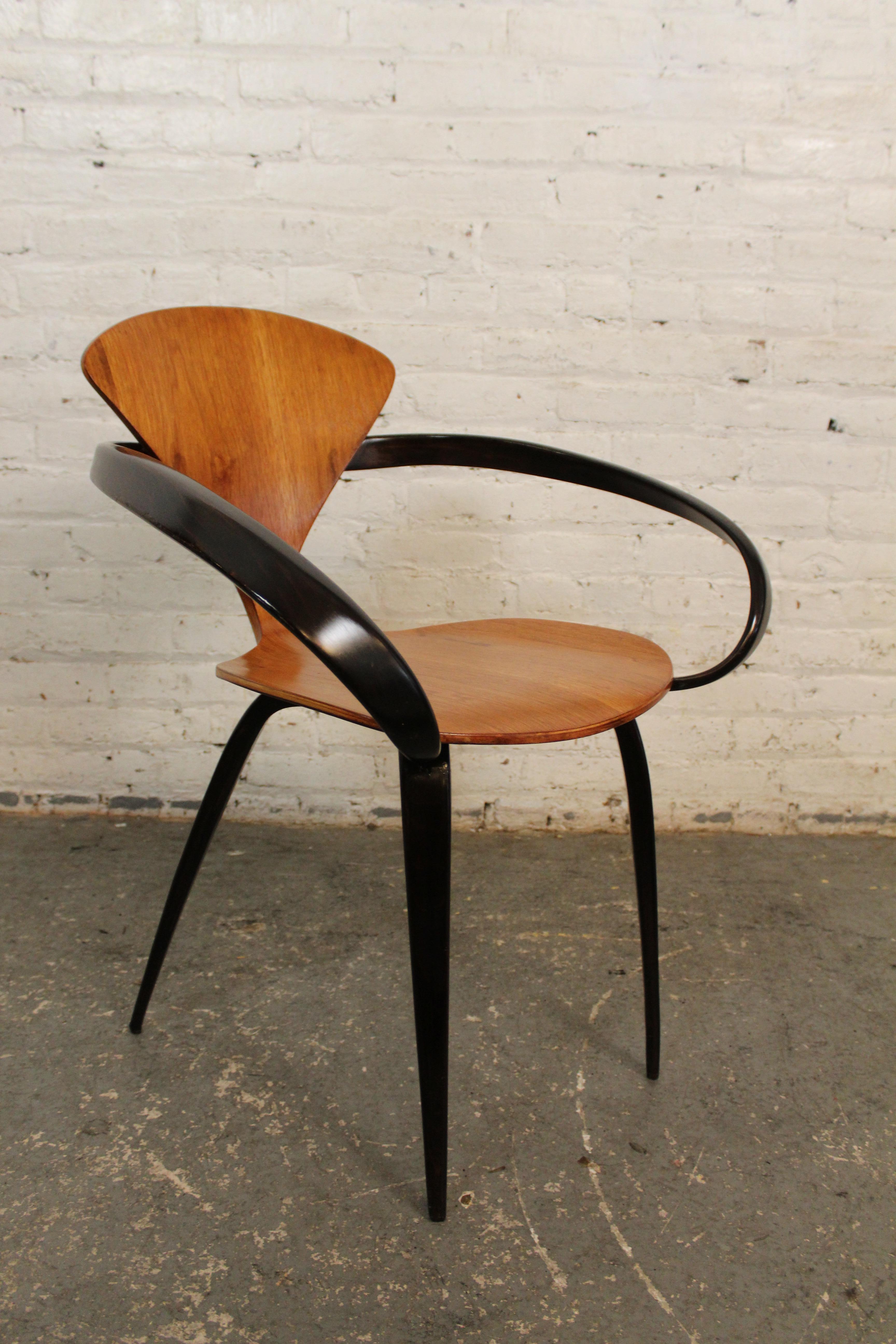 XX secolo Sedia Pretzel vintage di metà secolo di Norman Cherner in vendita