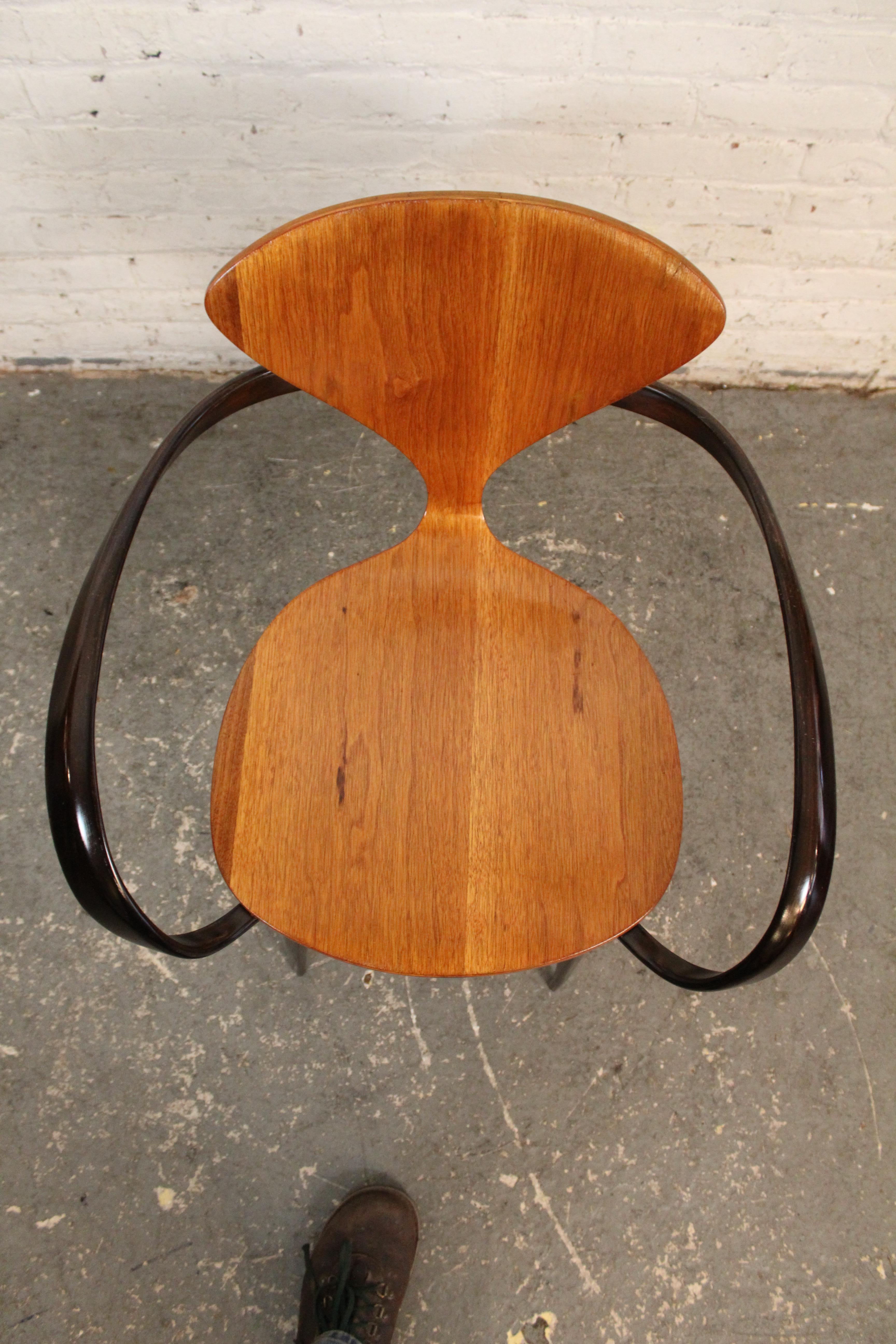 Sedia Pretzel vintage di metà secolo di Norman Cherner in vendita 1