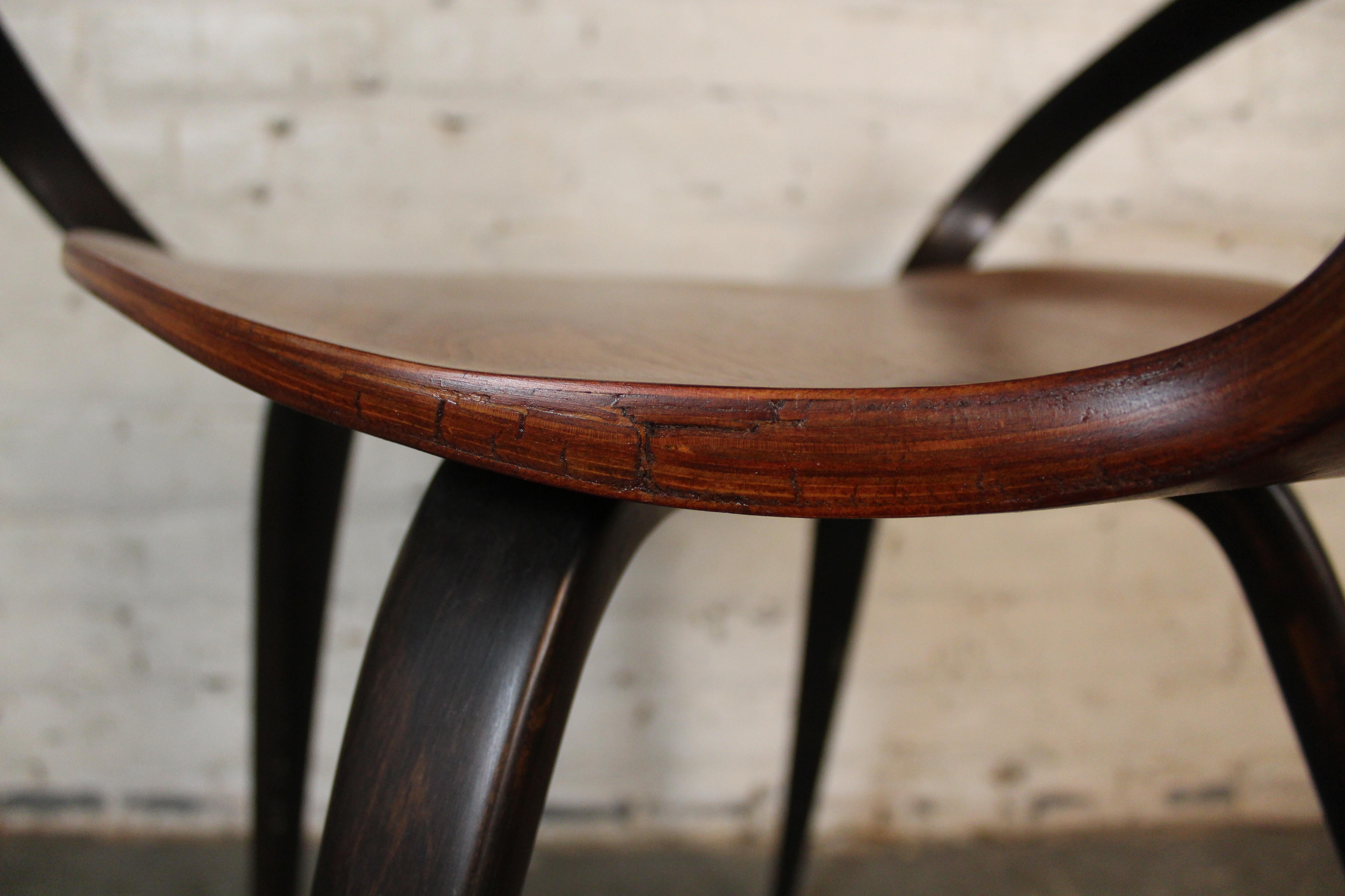 Sedia Pretzel vintage di metà secolo di Norman Cherner in vendita 1