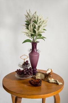 Grand vase décoratif violet du milieu du siècle dernier, Europe, années 1960