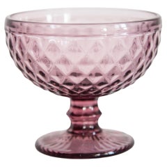 Azucarero de cristal morado Mid Century Vintage, Italia, años 60