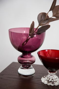 Mid Century Vintage Purple Small Vase, Europe, 1960s