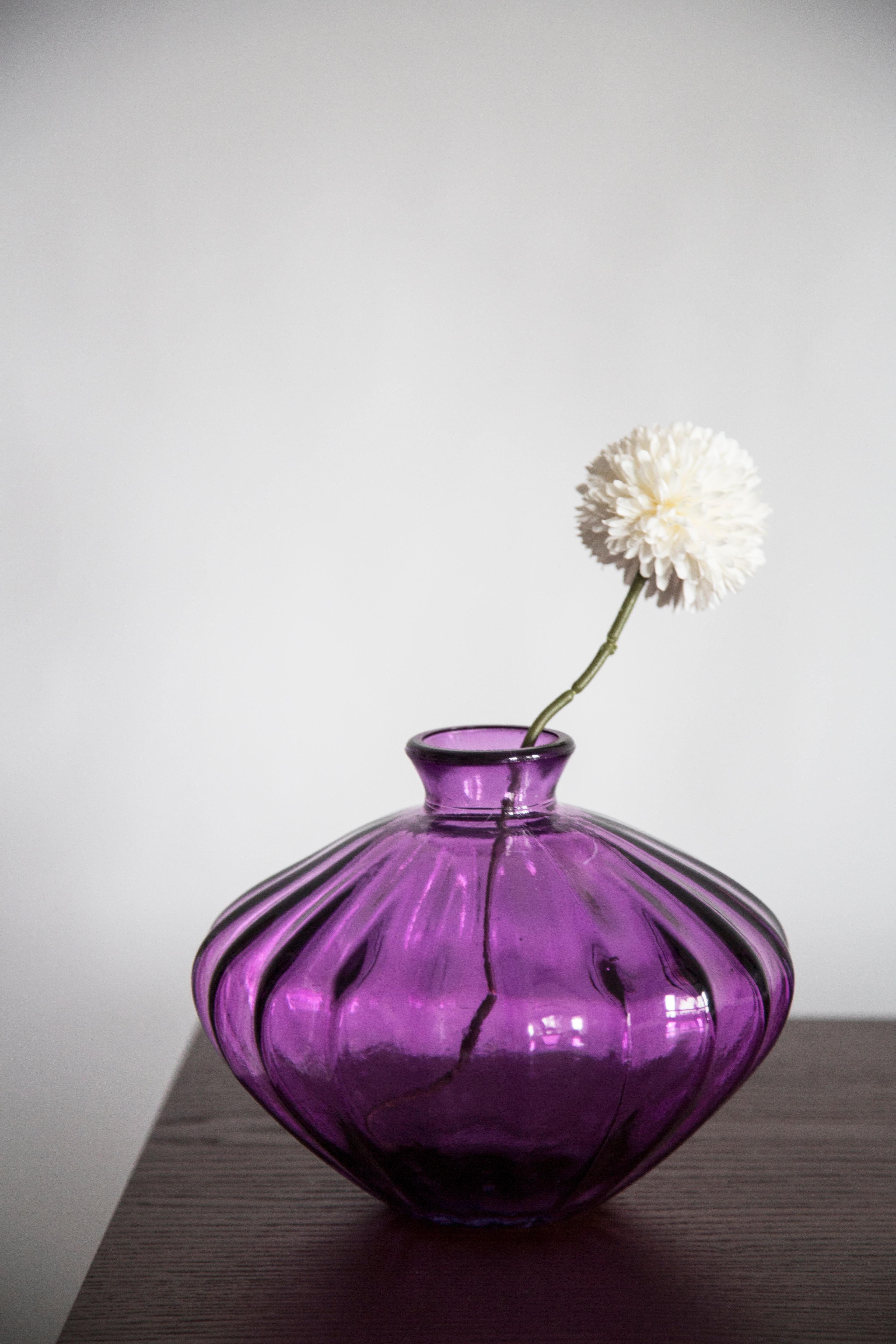 Mid Century Vintage Purple Small Vase, Europe, 1960s 1