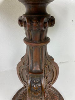 Mid century vintage reversed painted mirrored side table.