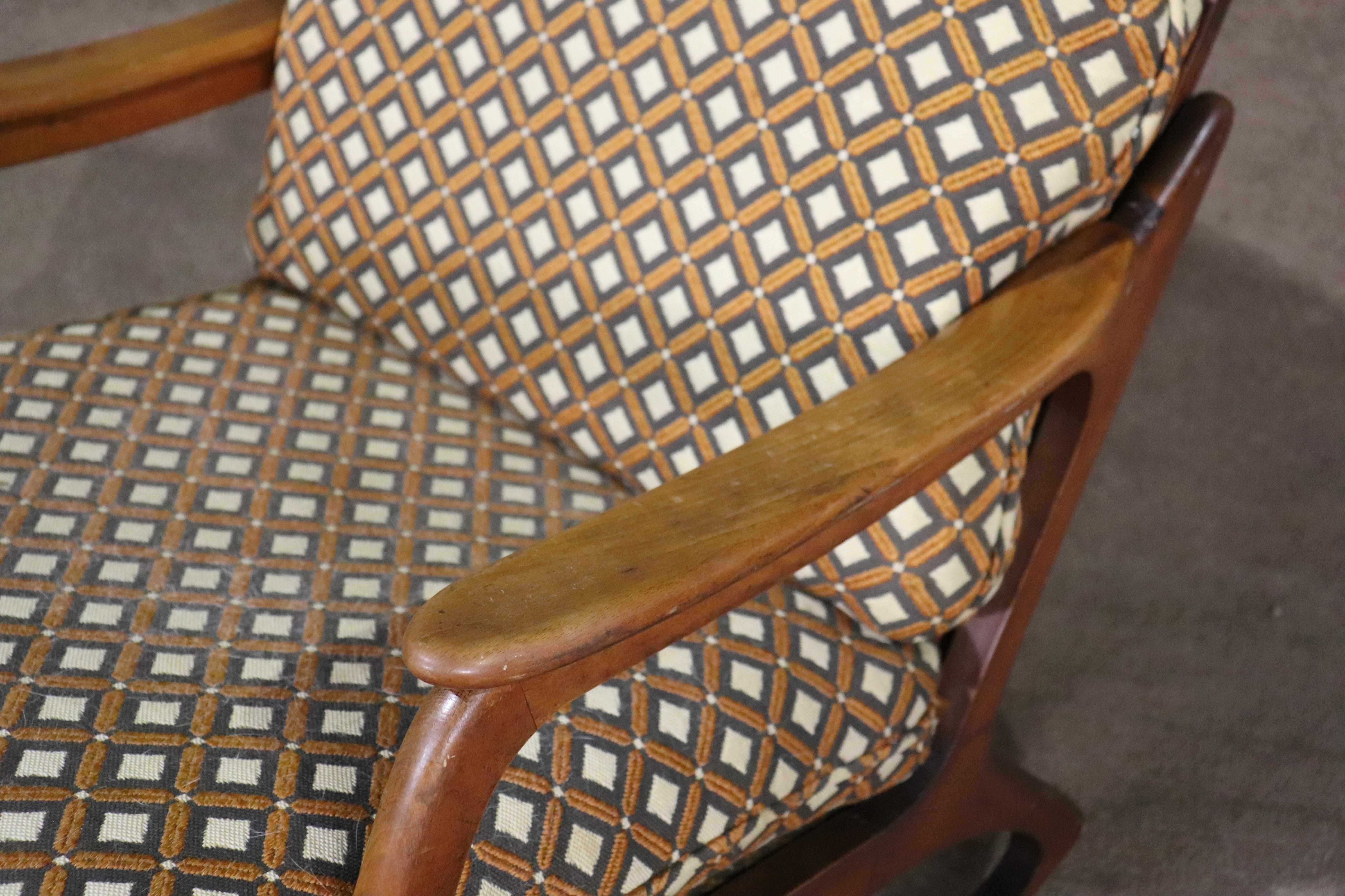 Mid-Century Vintage „Rocker 952“ von Lawrence Peabody für Nemschoff (20. Jahrhundert) im Angebot