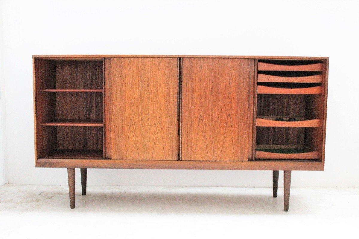 Mid Century Vintage Scandinavian Sideboard In Good Condition In Brussels , BE
