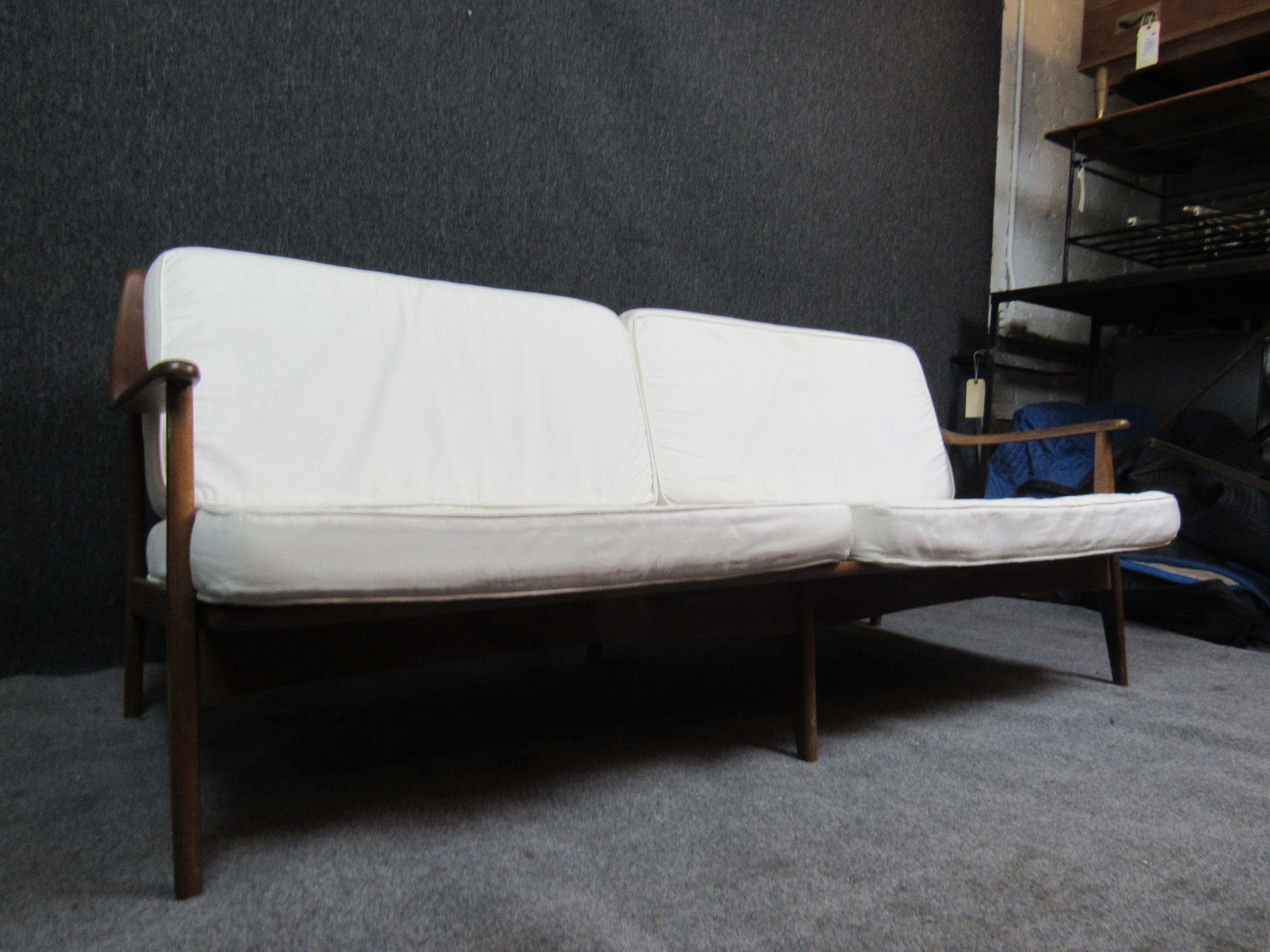 Midcentury Vintage Scandinavian Sofa In Good Condition In Brooklyn, NY