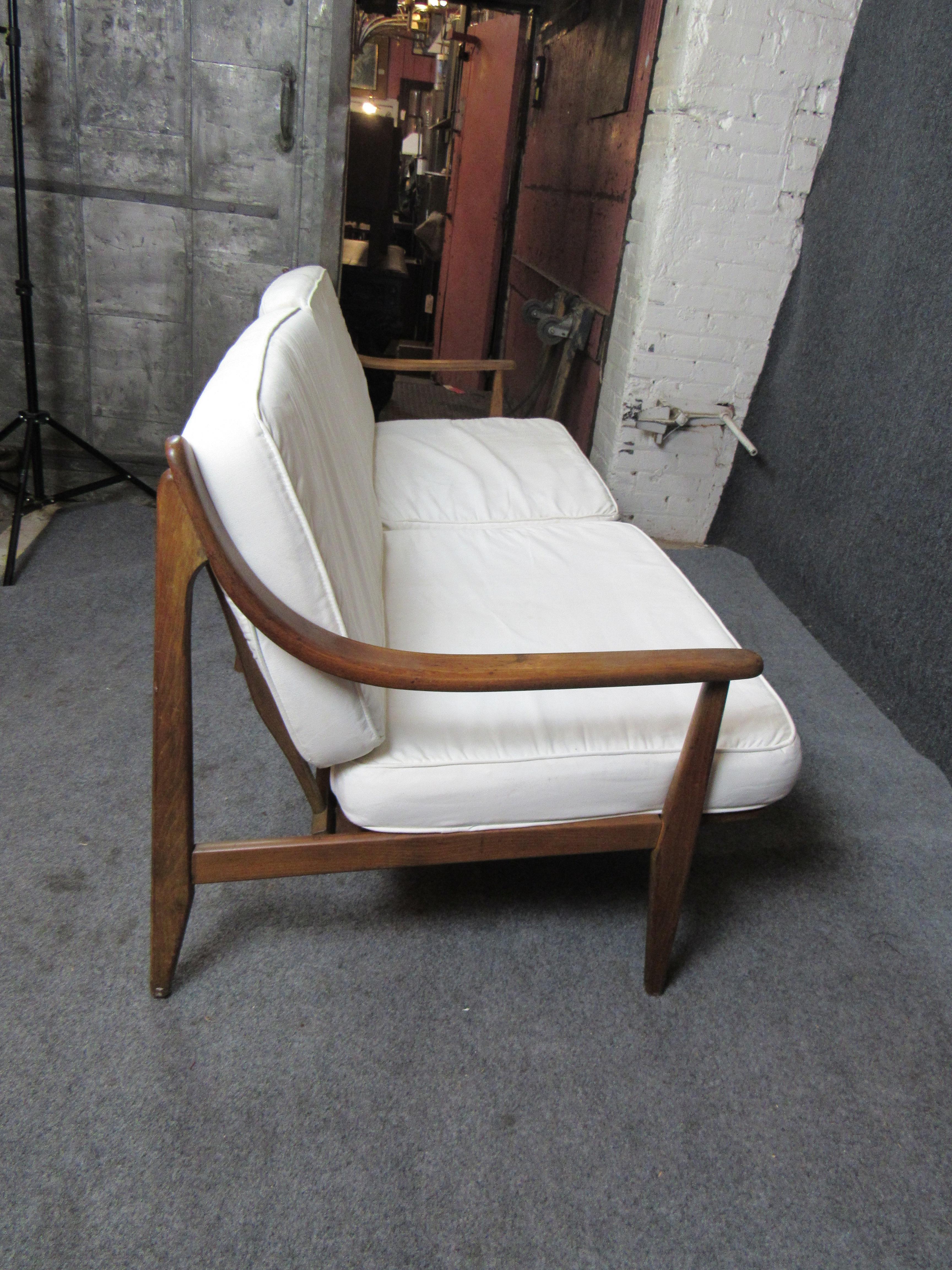 Fabric Midcentury Vintage Scandinavian Sofa