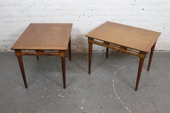 Mid-Century Vintage Sculptural American Walnut End Tables