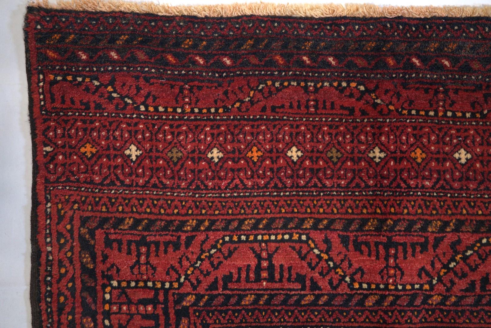Mid-Century Vintage Semi Antique Qashgai For Sale 1