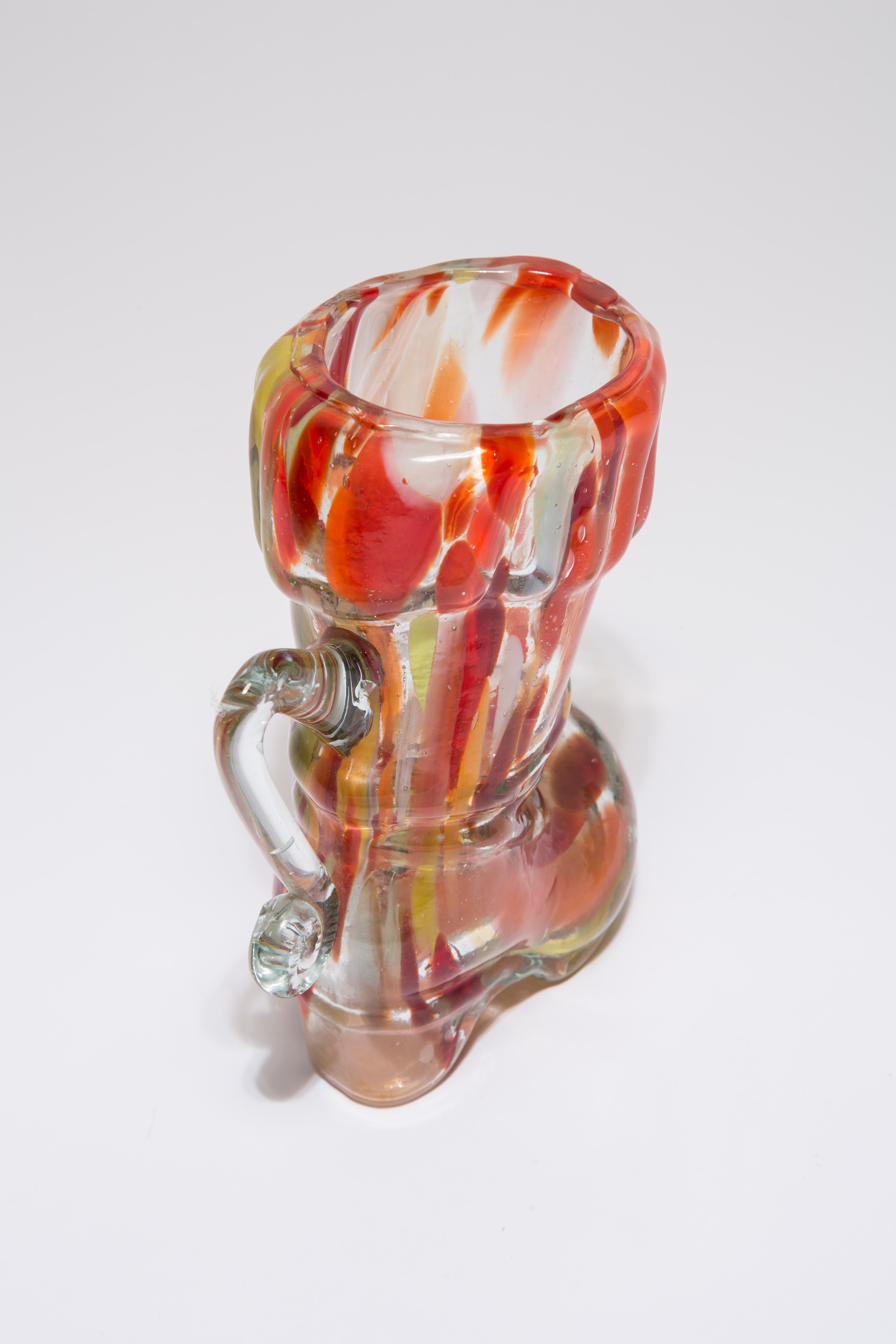 Mid Century Vintage Shoe Small Murano Vase, Italy, 1960s For Sale 1