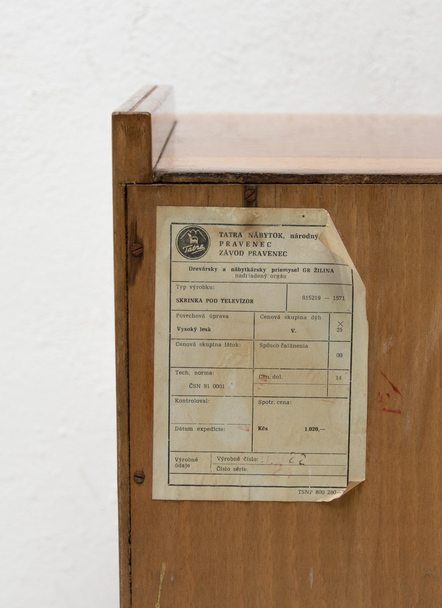 Midcentury Vintage Small Cabinet by František Jirák, 1960s, Czechoslovakia For Sale 10