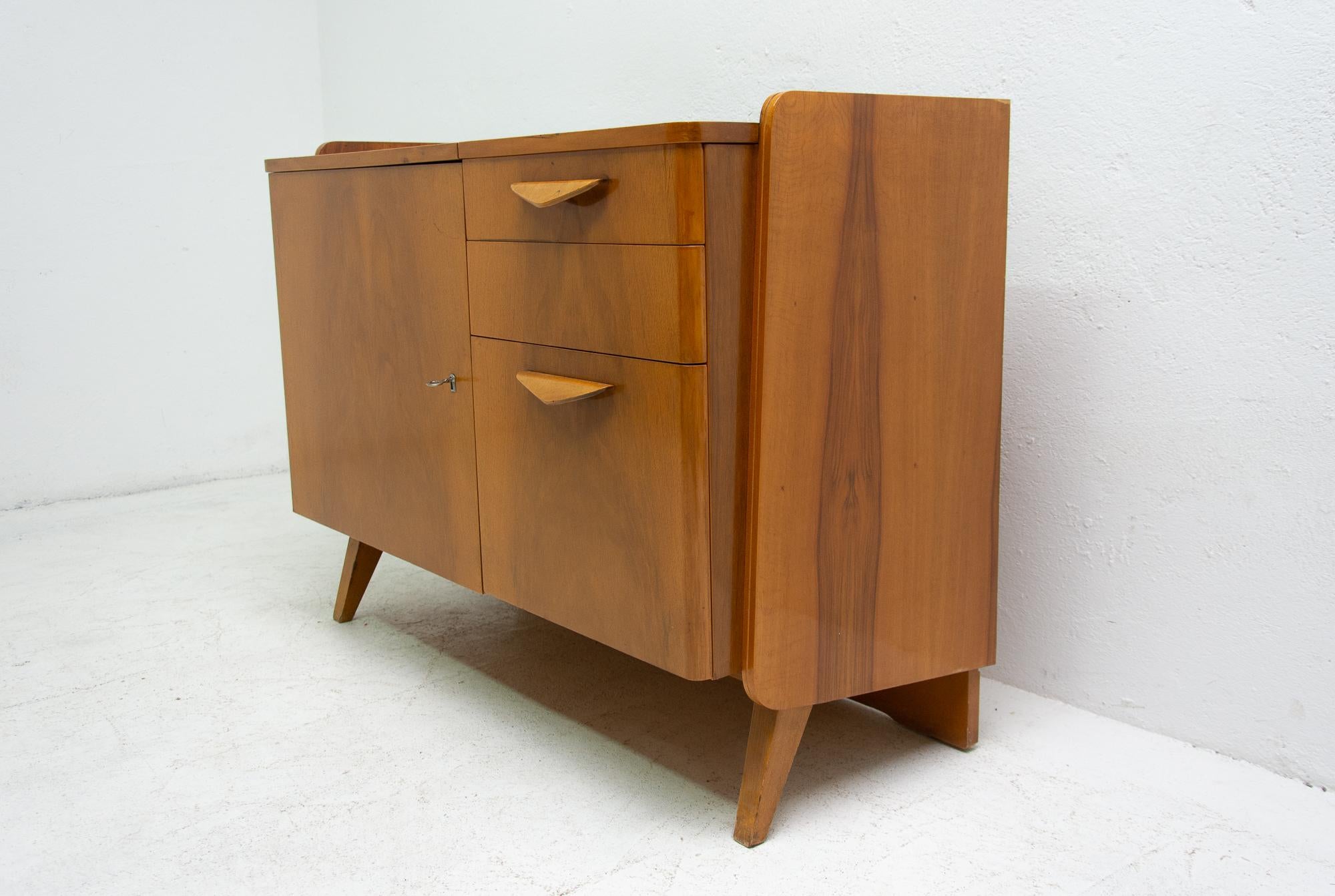 Scandinavian Modern Midcentury Vintage Small Cabinet by František Jirák, 1960s, Czechoslovakia For Sale
