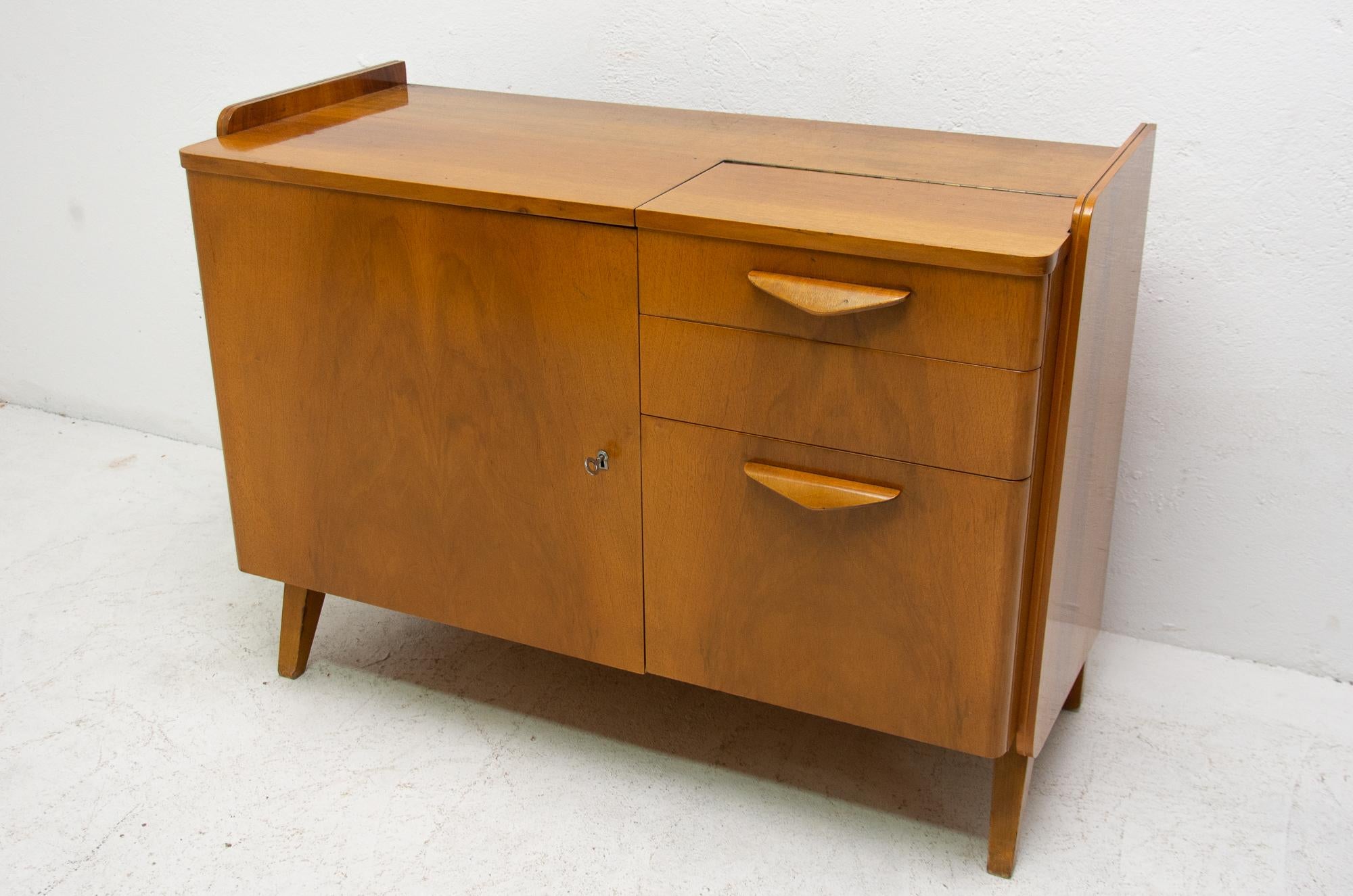 20th Century Midcentury Vintage Small Cabinet by František Jirák, 1960s, Czechoslovakia For Sale