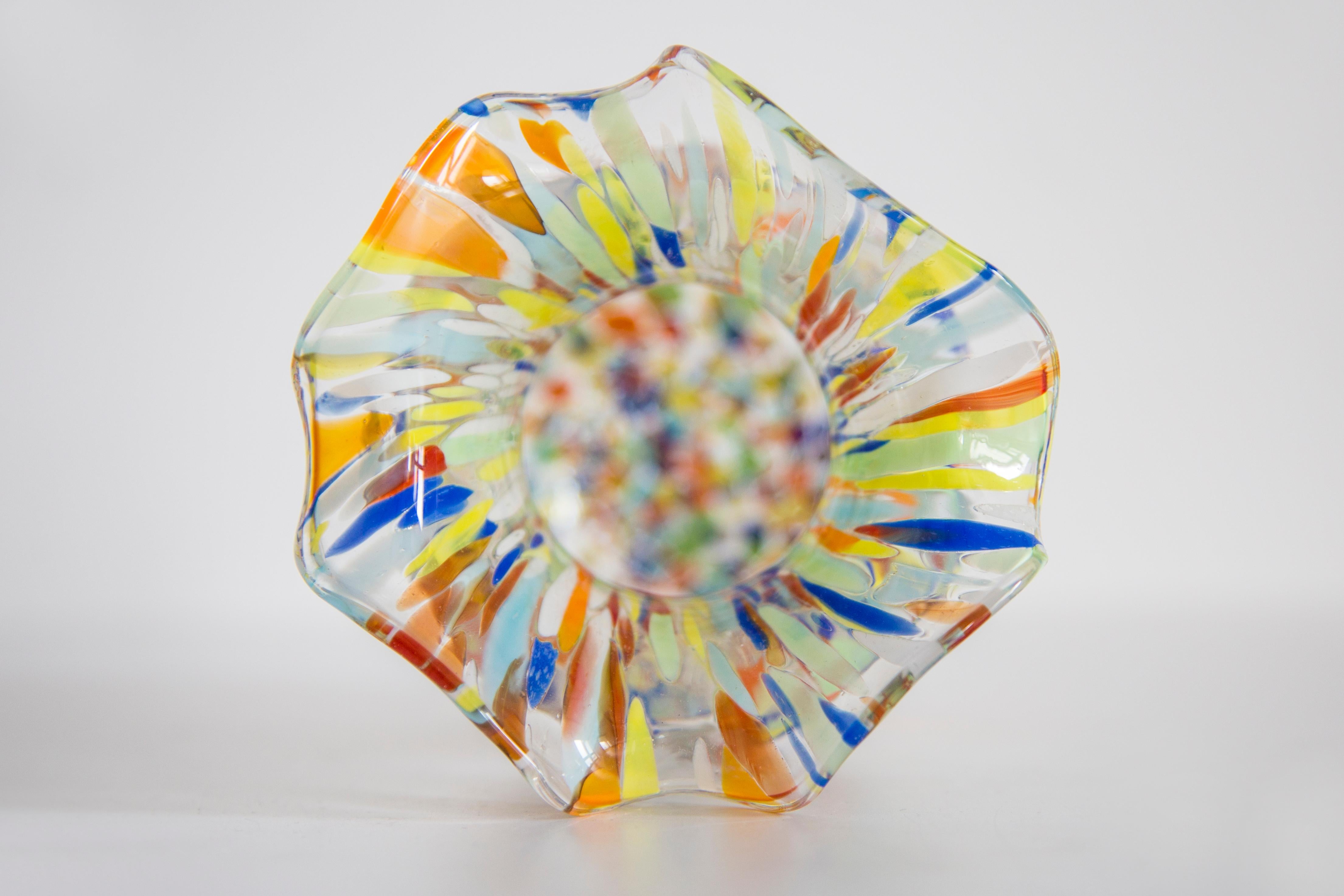 Mid Century Vintage Small Murano Vase, Italy, 1960s For Sale 4
