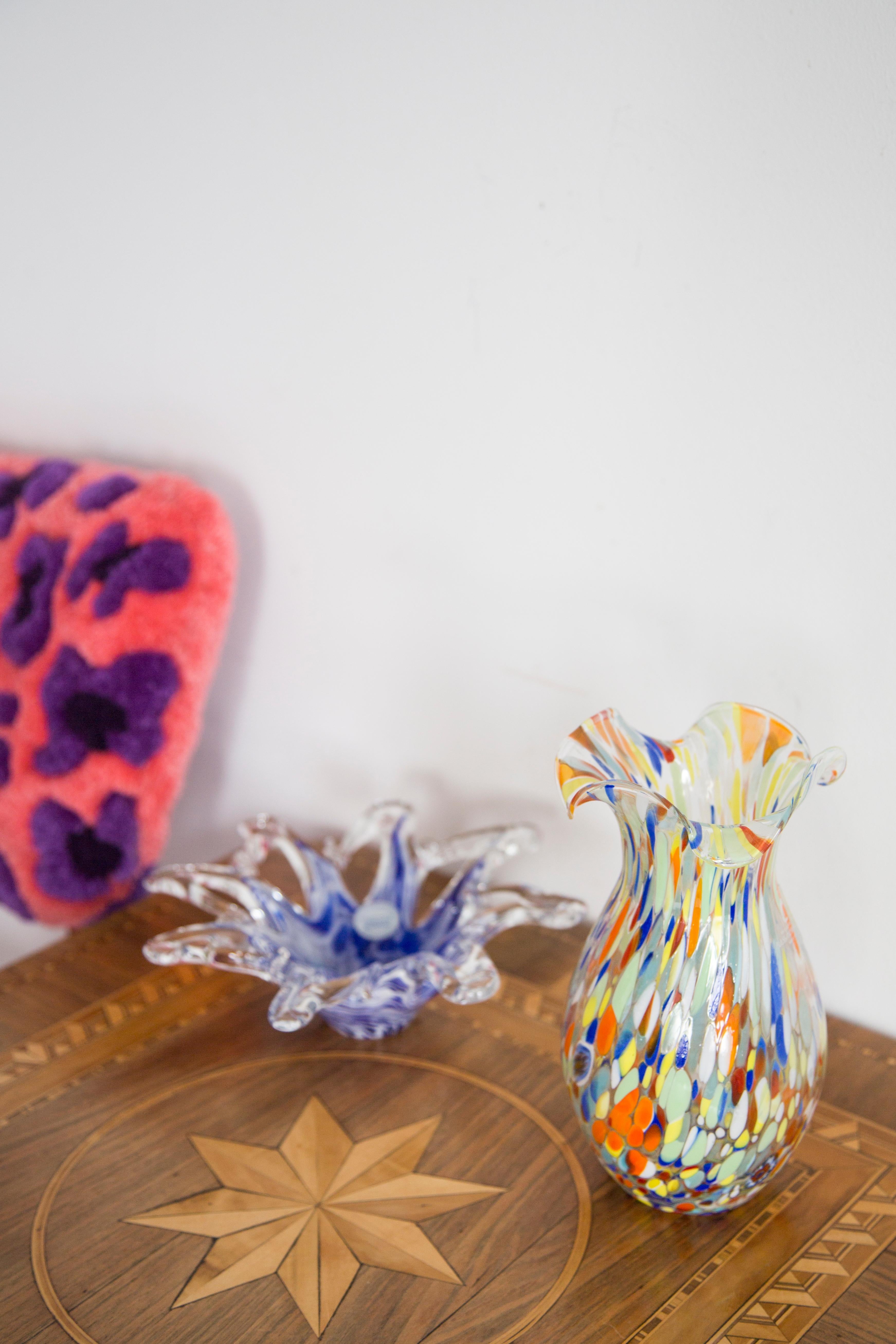 Mid Century Vintage Small Murano Vase, Italy, 1960s In Excellent Condition For Sale In 05-080 Hornowek, PL