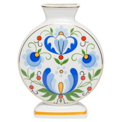 Mid Century Vintage Small Porcelain Ceramic Vase, Lubiana, Europe, 1960s
