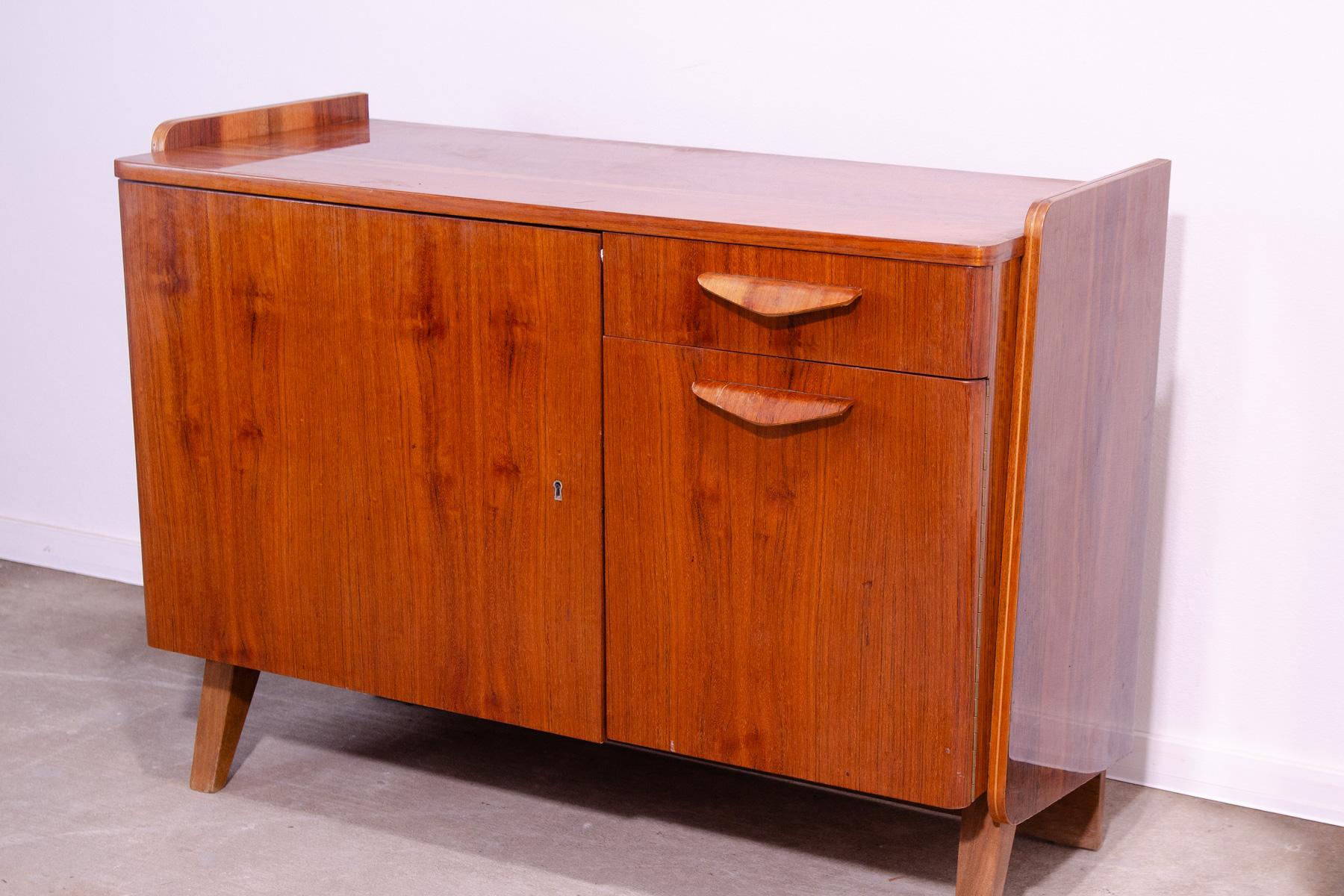 Mid century Vintage small TV cabinet by František Jirák, 1960´s, Czechoslovakia 5