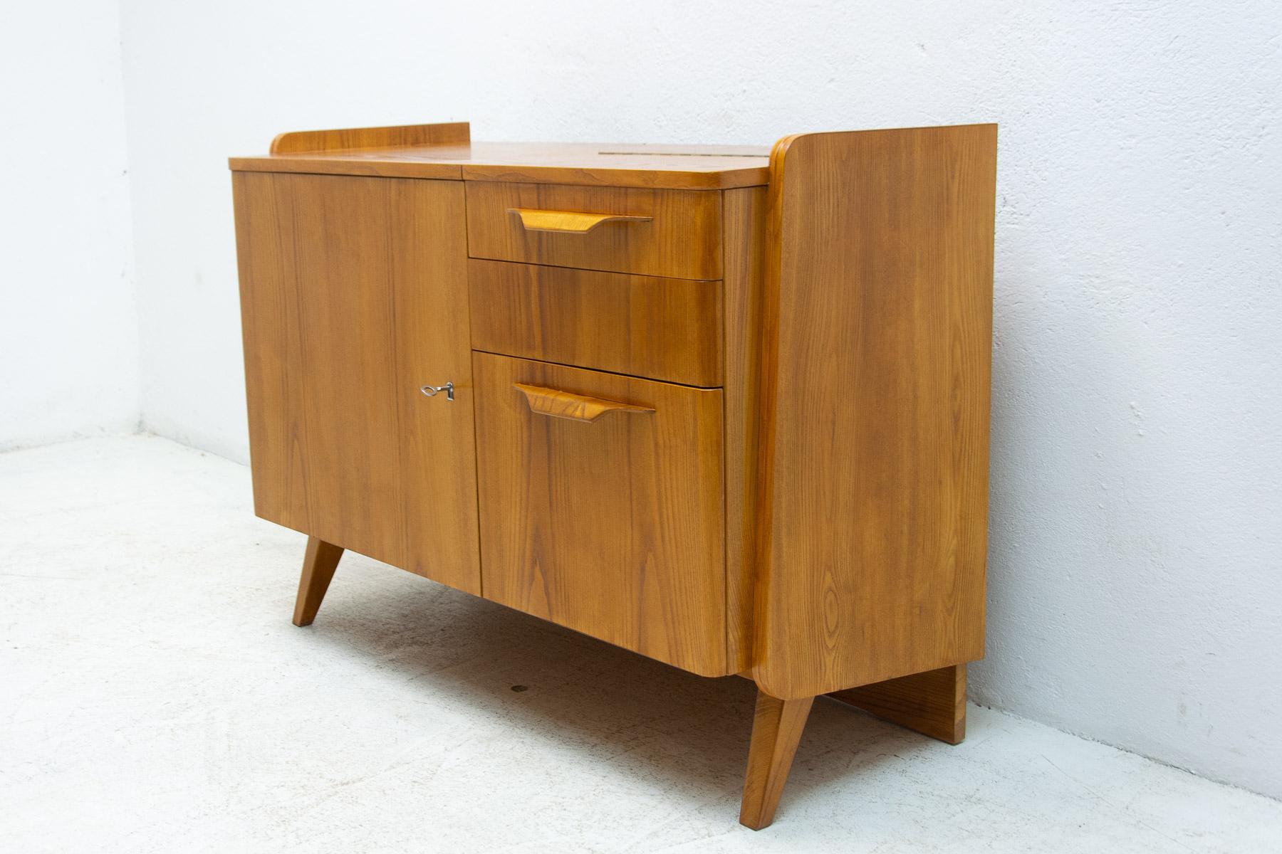 Mid-Century Modern  Mid century Vintage small TV cabinet by František Jirák, 1960´s, Czechoslovakia For Sale