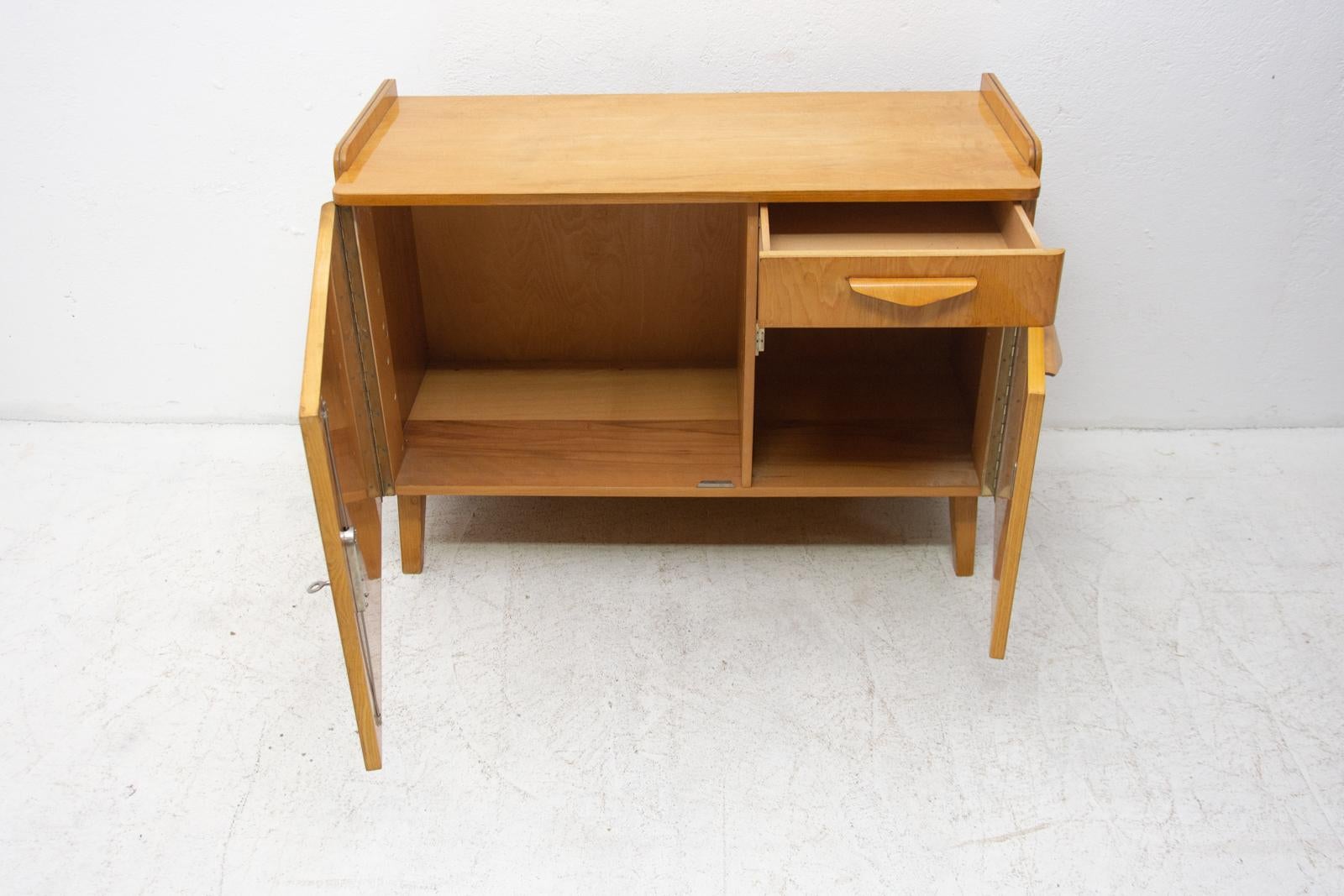 Midcentury Vintage Small TV Cabinet by František Jirák, 1960s, Czechoslovakia 1