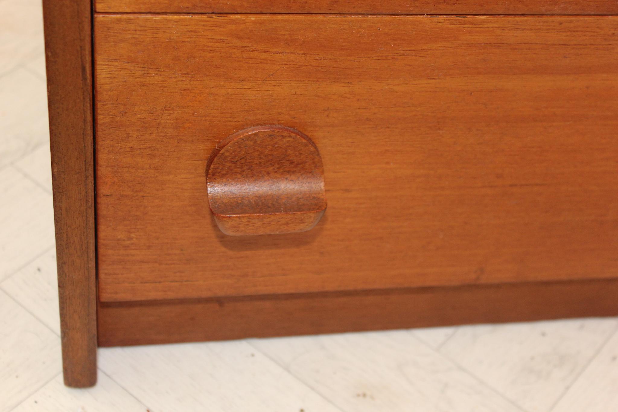 Mid-Century Modern Mid Century Vintage STAG Teak Chest of 8 Drawers For Sale