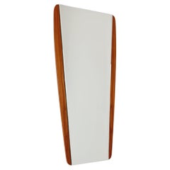 Mid century Vintage teak danish wall mirror, 1960s