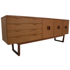 Midcentury Vintage Teak Sideboard, Cabinet, 1960, England