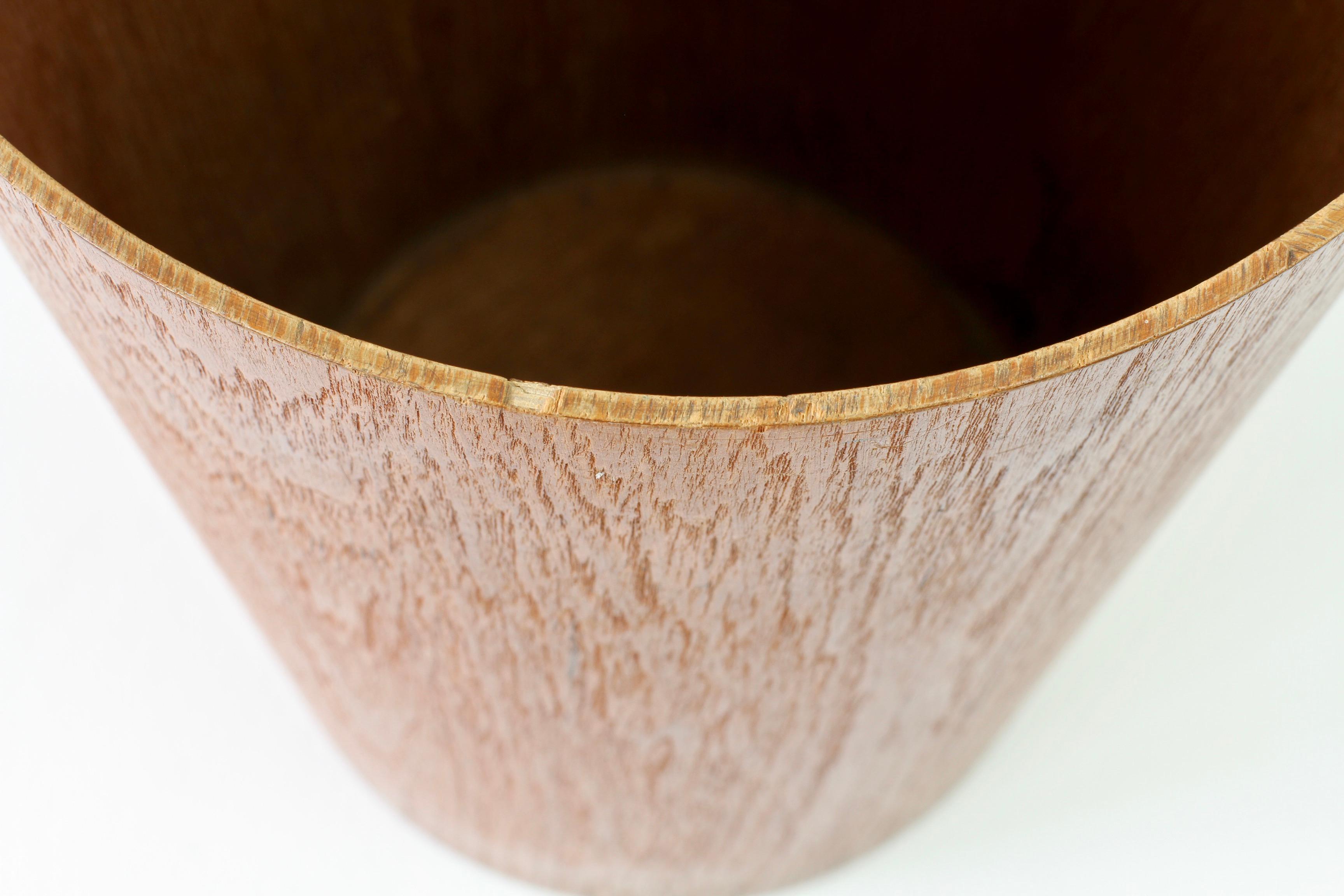 Midcentury Vintage Teak Waste Paper Basket by Martin Åberg for Servex circa 1960 9