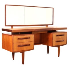 Bureau de coiffeuse vintage du milieu du siècle dernier par VB Wilkins pour G Plan