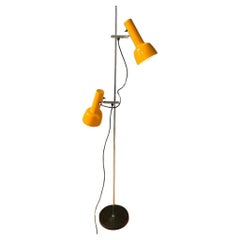 Mid Century Vintage Yellow  Space Age Floor Lamp, 1970s