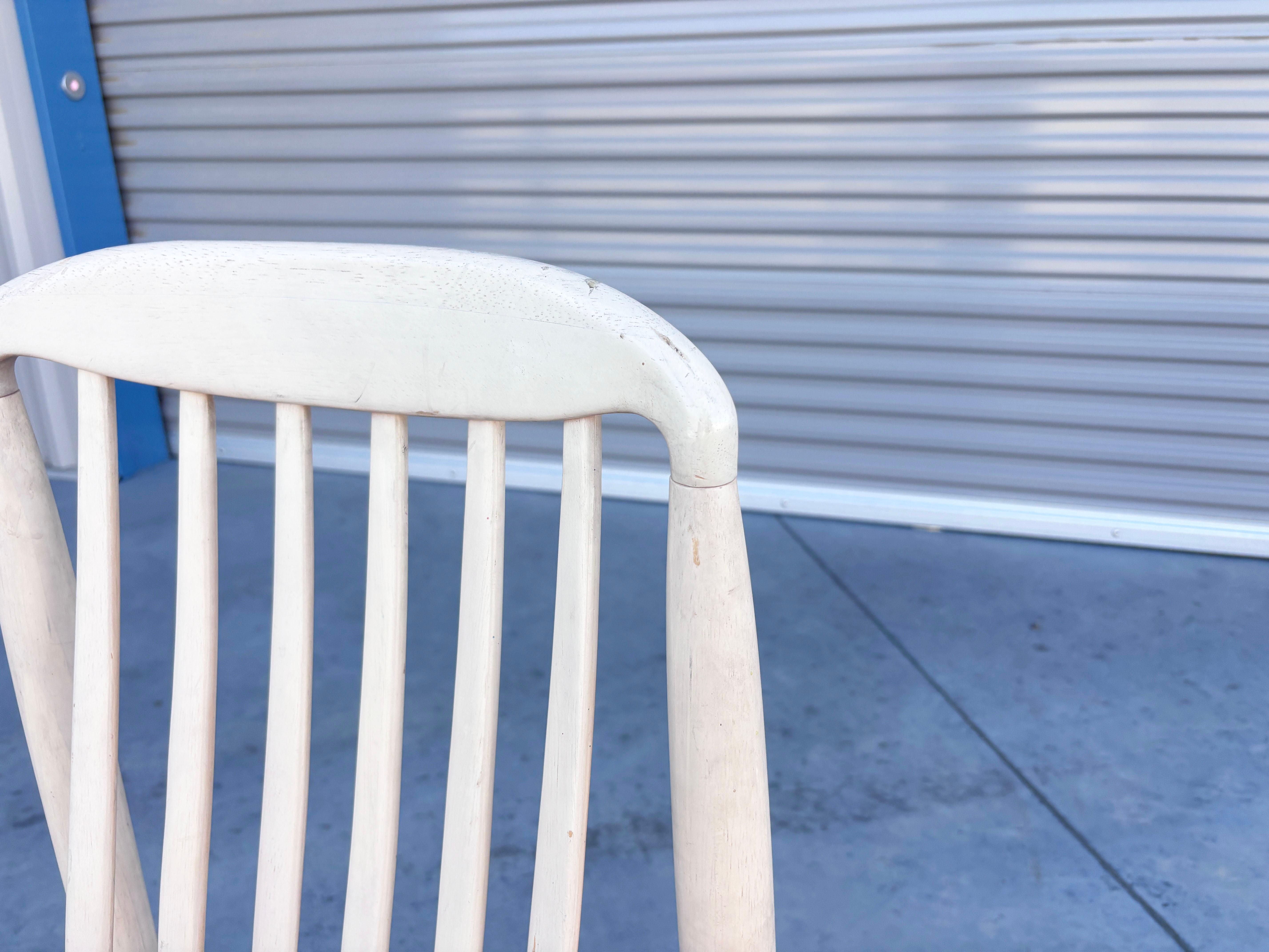 Sedie da pranzo in vinile del Mid Century - Set di 6 in vendita 6