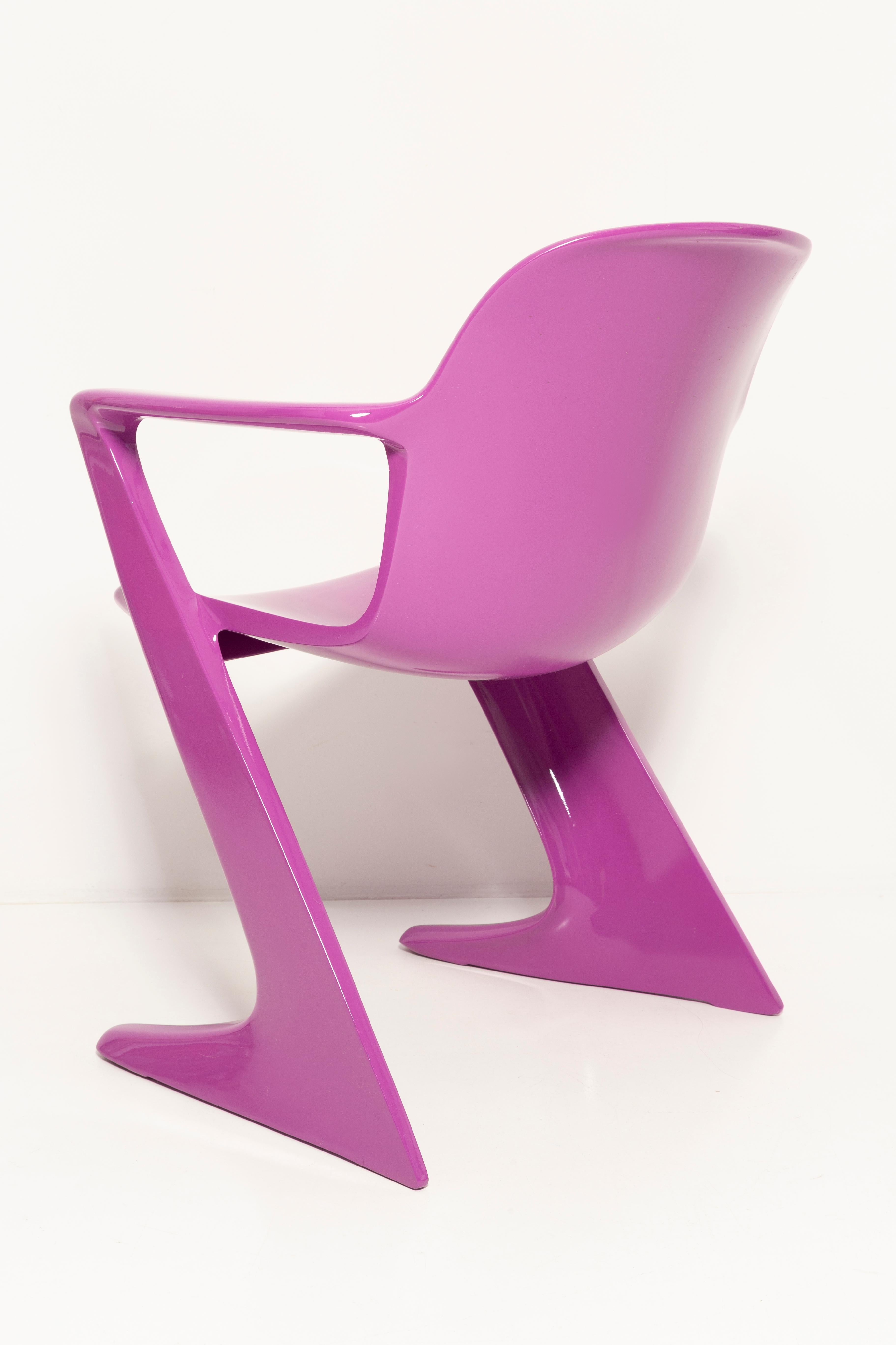Mid-Century Violet Purple Kangaroo Chair Designed by Ernst Moeckl, Germany, 1968 For Sale 2