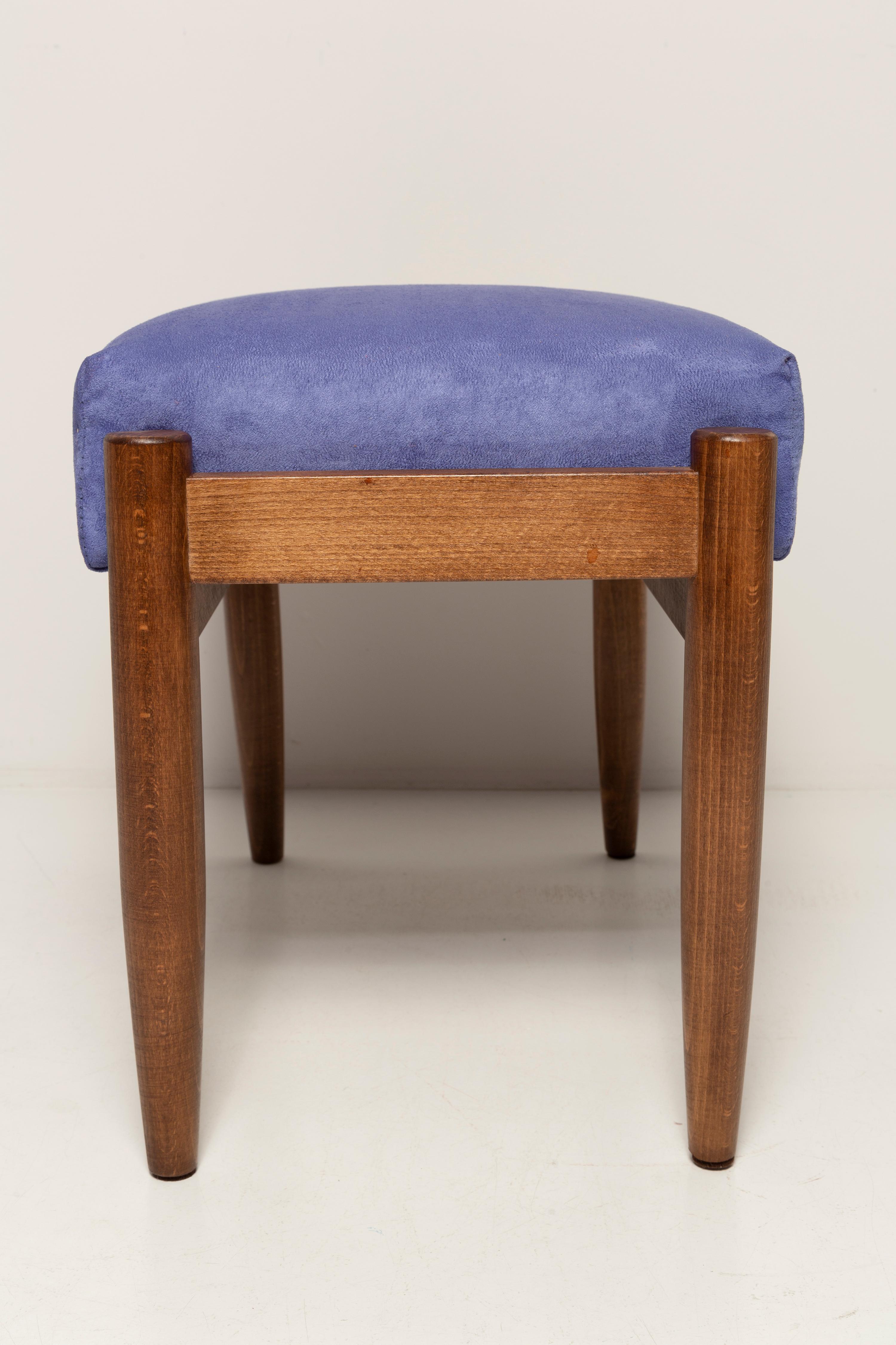 Midcentury Violet Purple Vintage Stool, Edmund Homa, 1960s For Sale 1