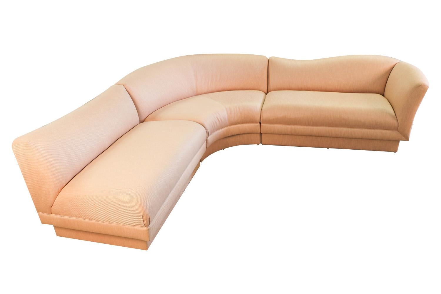 Mid-Century Modern Midcentury Vladimir Kagan Style for Directional Sectional Sofa
