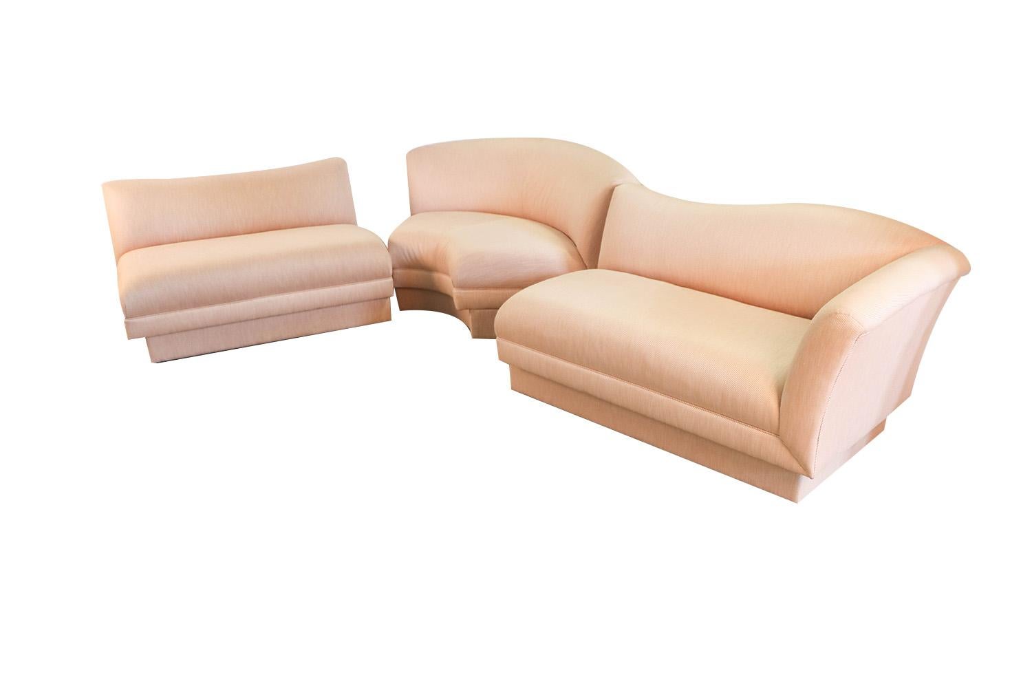 Midcentury Vladimir Kagan Style for Directional Sectional Sofa 1