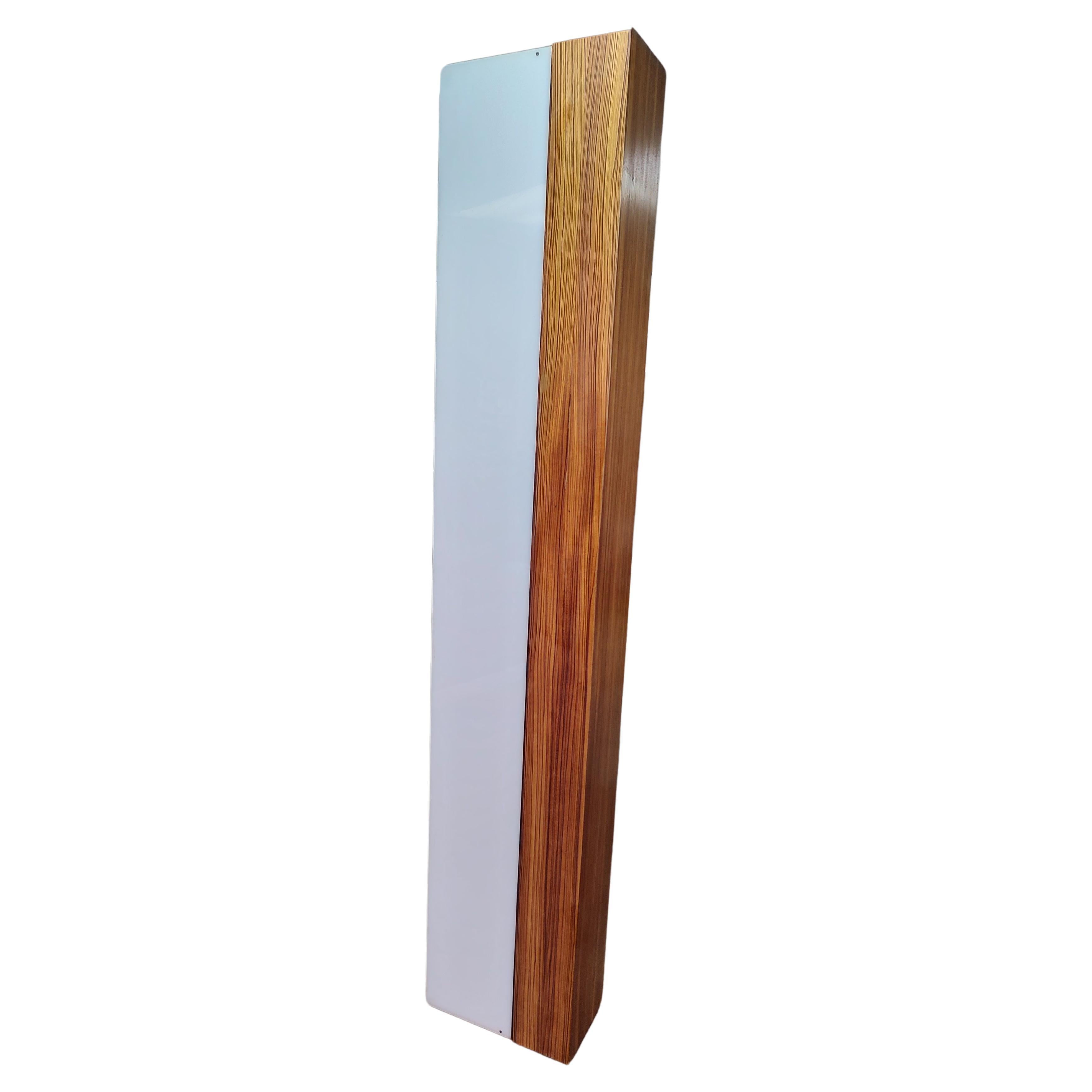 Mid-Century Modern Mid Century Vladimir Kagan Zebra Wood & Lucite Floor Lamp c1965 with Provenance