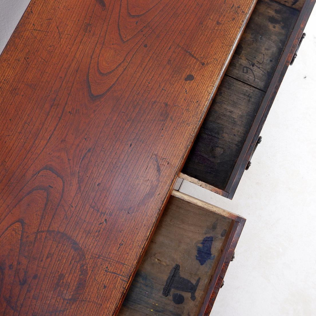 Mesa de escritura Wabi Sabi de mediados de siglo - Japón, principios del siglo XX Bohemio en venta