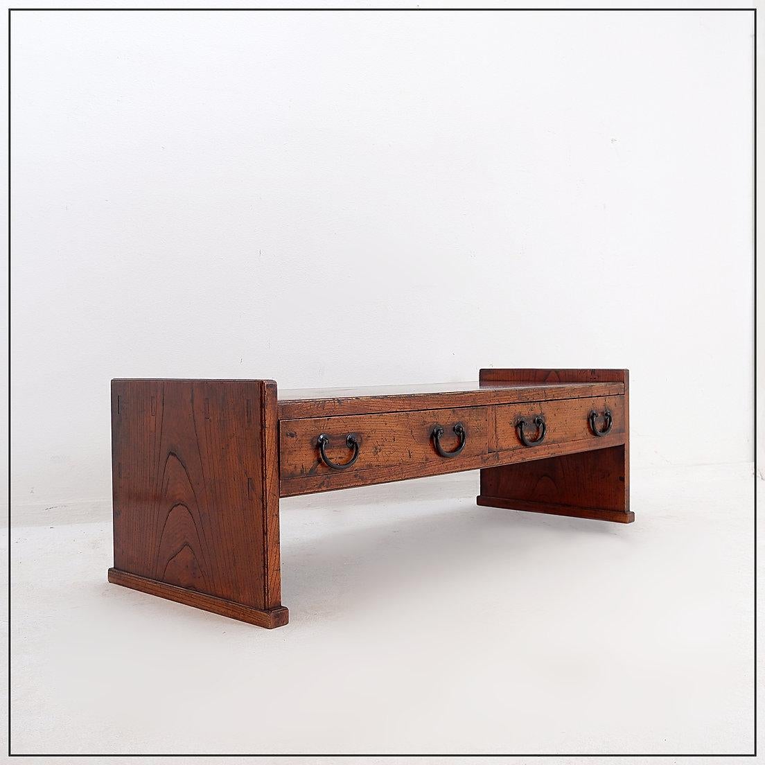 Mesa de escritura Wabi Sabi de mediados de siglo - Japón, principios del siglo XX en venta 3