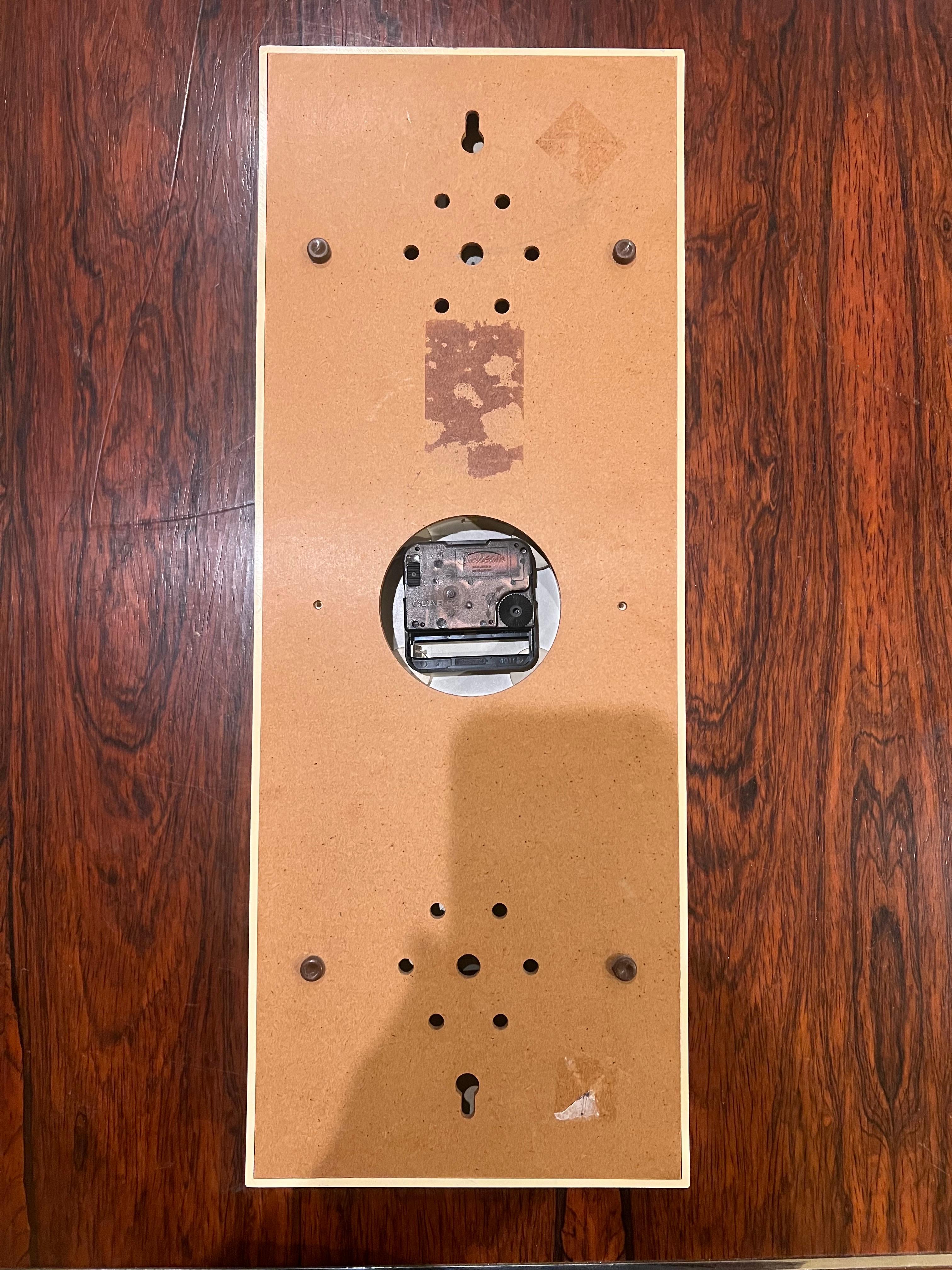 Mid Century Wall Clock Weather Station by Sumbeam Atomic Space Age In Good Condition In San Diego, CA