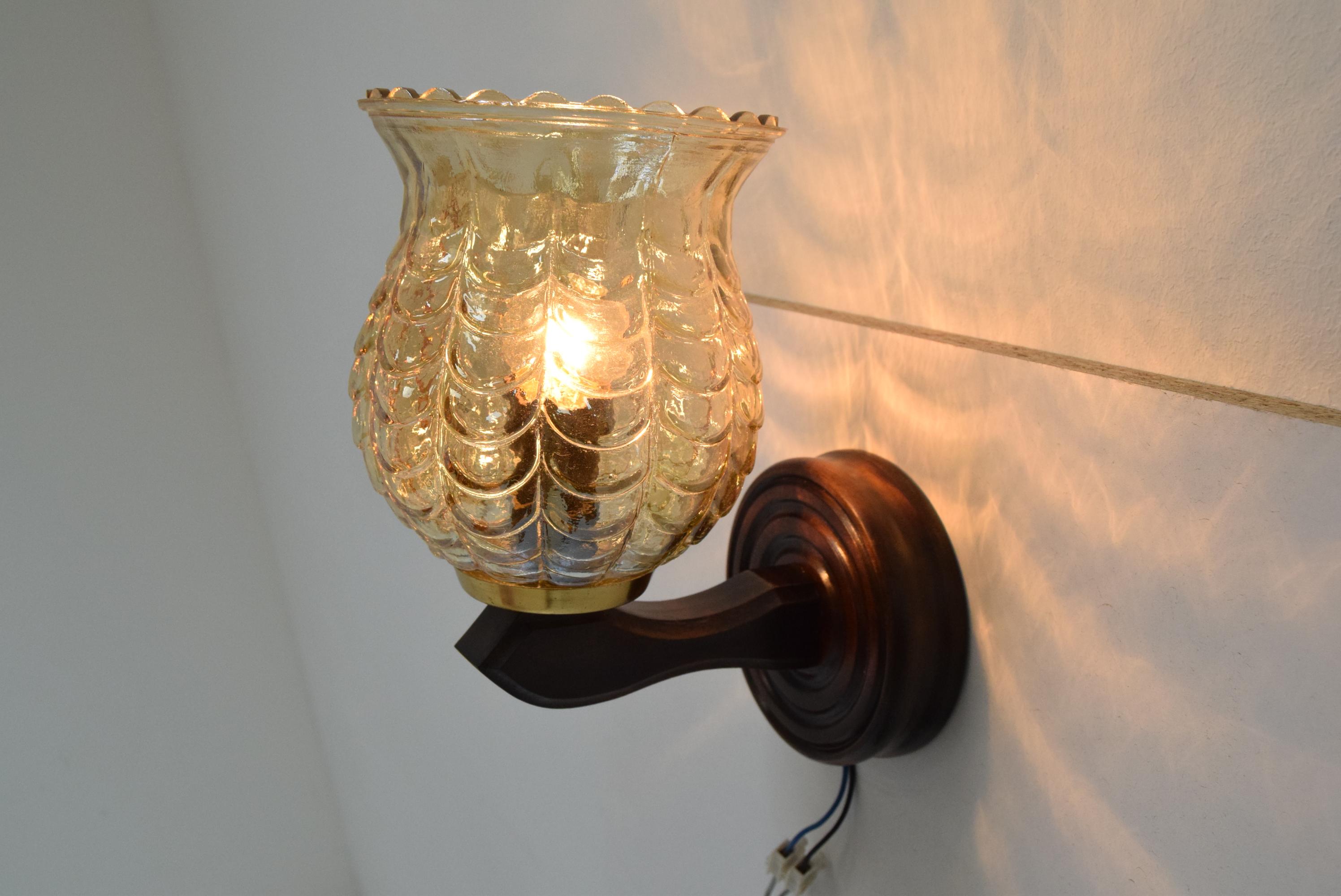 Mid-Century Modern Mid-century Wall Lamp, 1970's.  For Sale