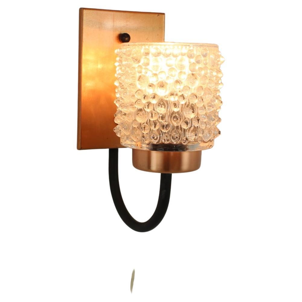 Mid-Century Wall Lamp by Drukov, 1970's For Sale at 1stDibs