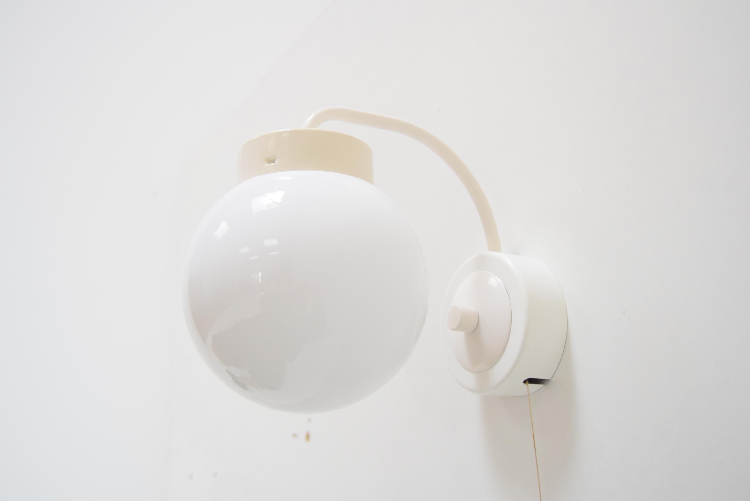 Mid-Century Wall Lamp by Instala Jilove u Decina, 1970’s  In Good Condition For Sale In Praha, CZ